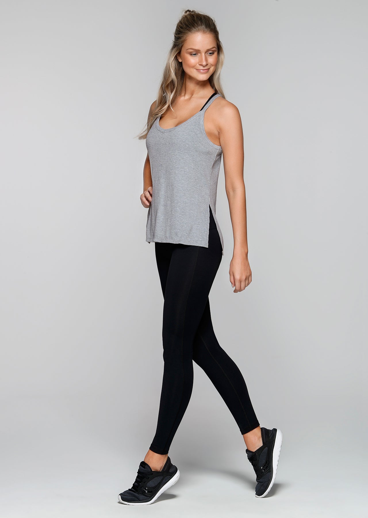 Lorna Jane Devotion Tank - Sea Foam Marl