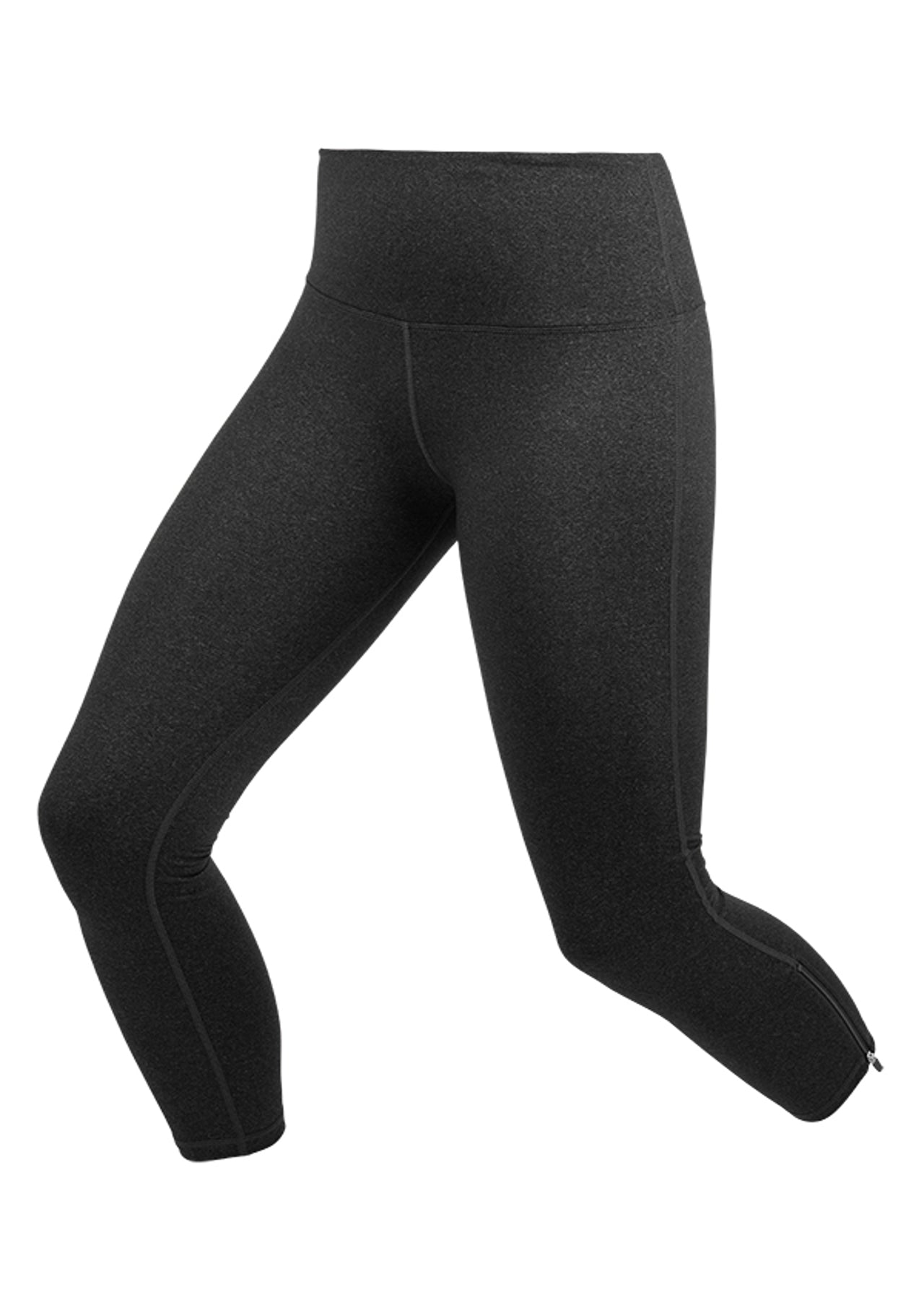 Lorna Jane Dina Ankle Biter Tight - Black Marl