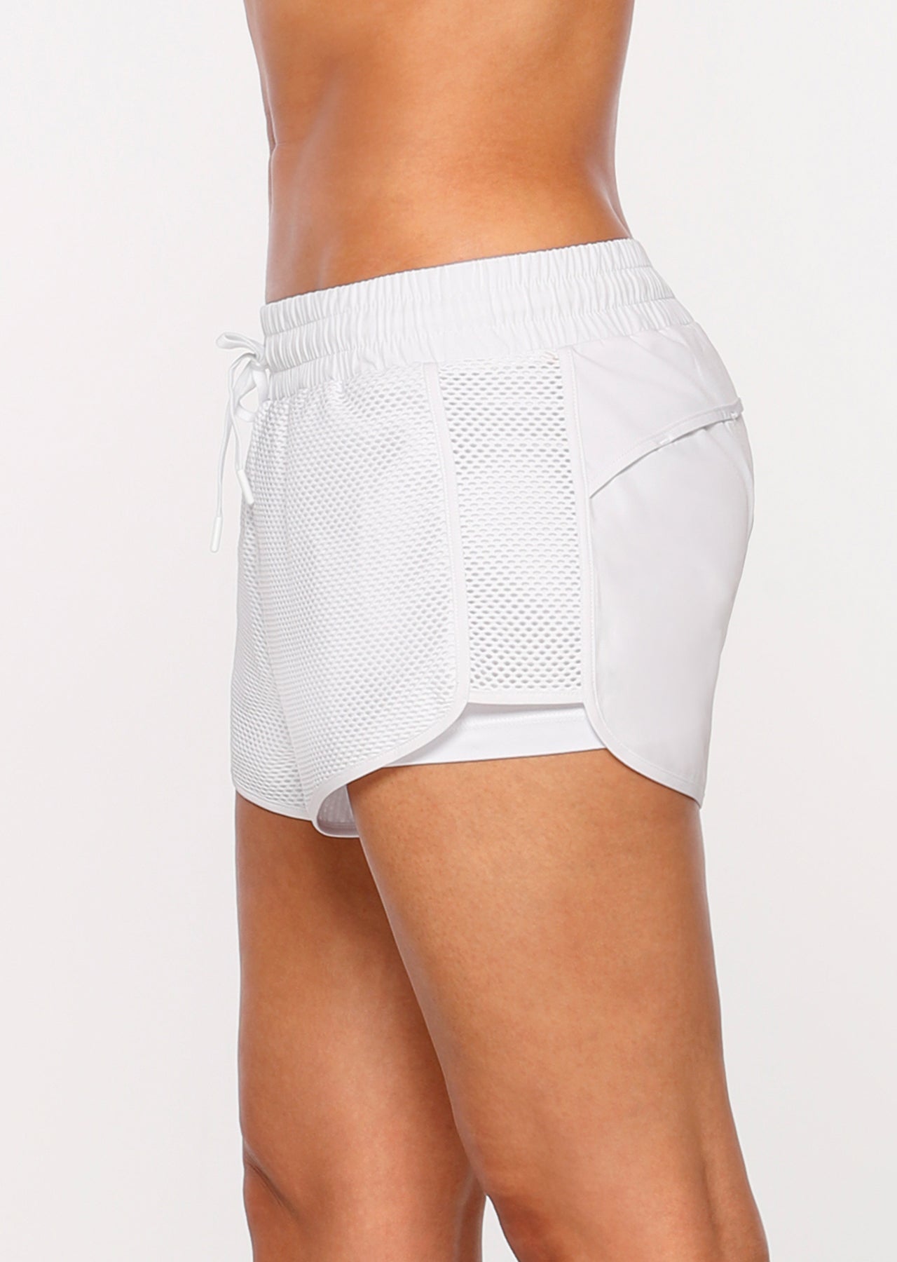 Lorna Jane Distance Run Shorts - White