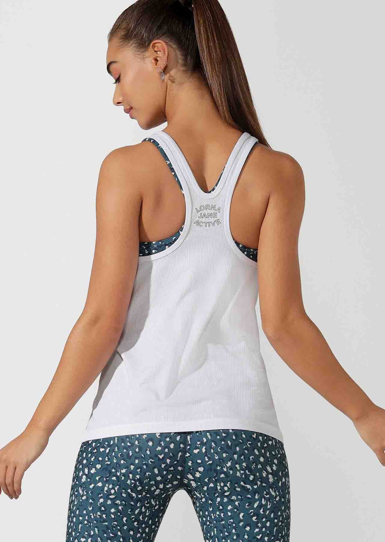 Lorna Jane Distance Run Tank - White