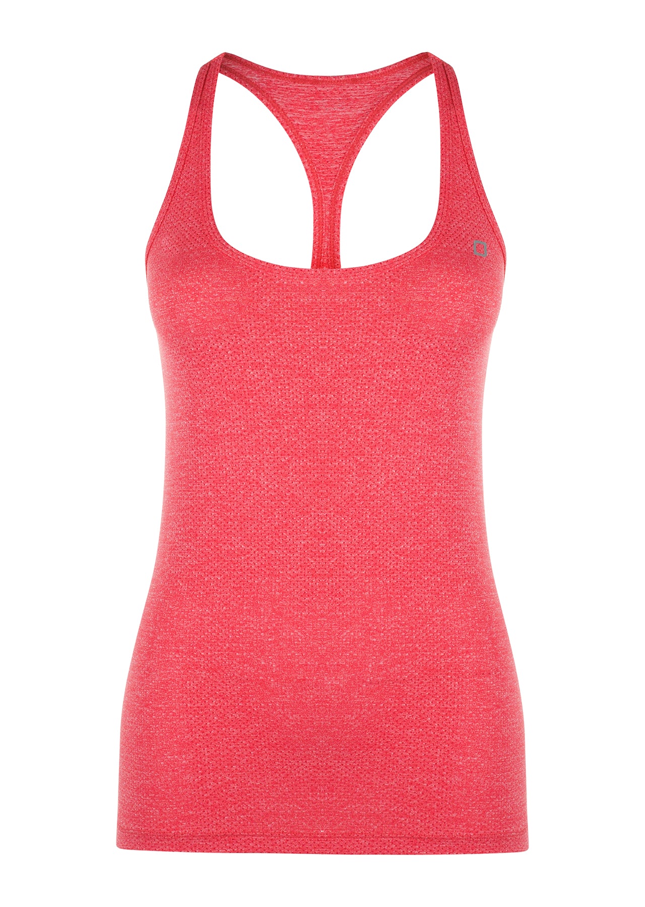 Lorna Jane Dixie Excel Mesh Tank - Pale Paprika Marl