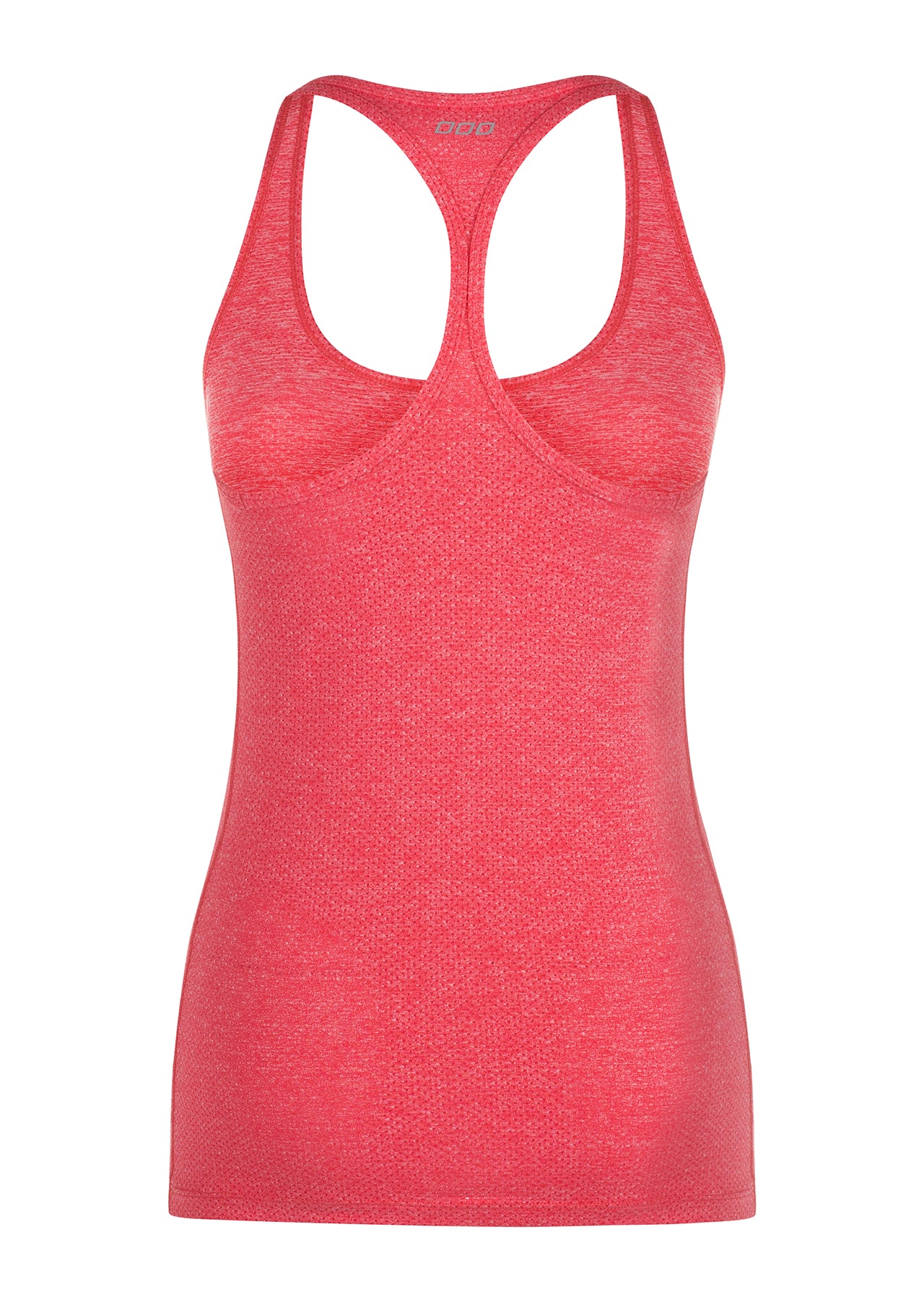 Lorna Jane Dixie Excel Mesh Tank - Pale Paprika Marl