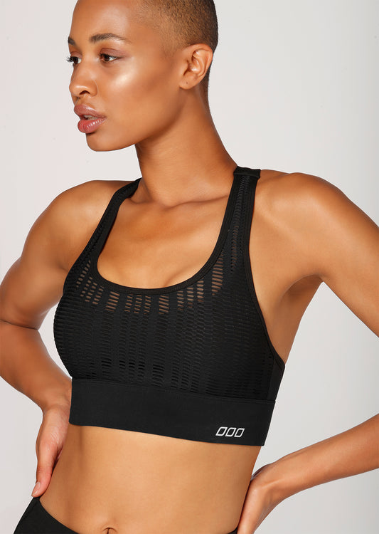 Lorna Jane Down Town Sports Bra - Black