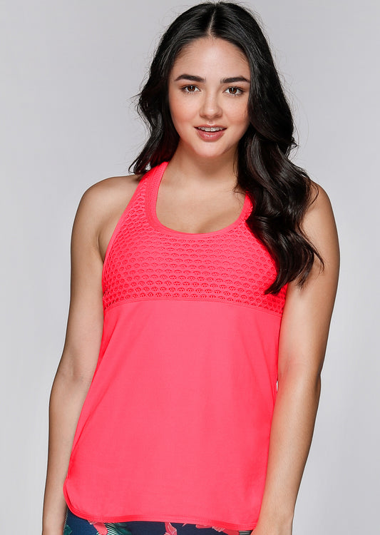 Lorna Jane Dream Excel Tank - Dragon Fruit