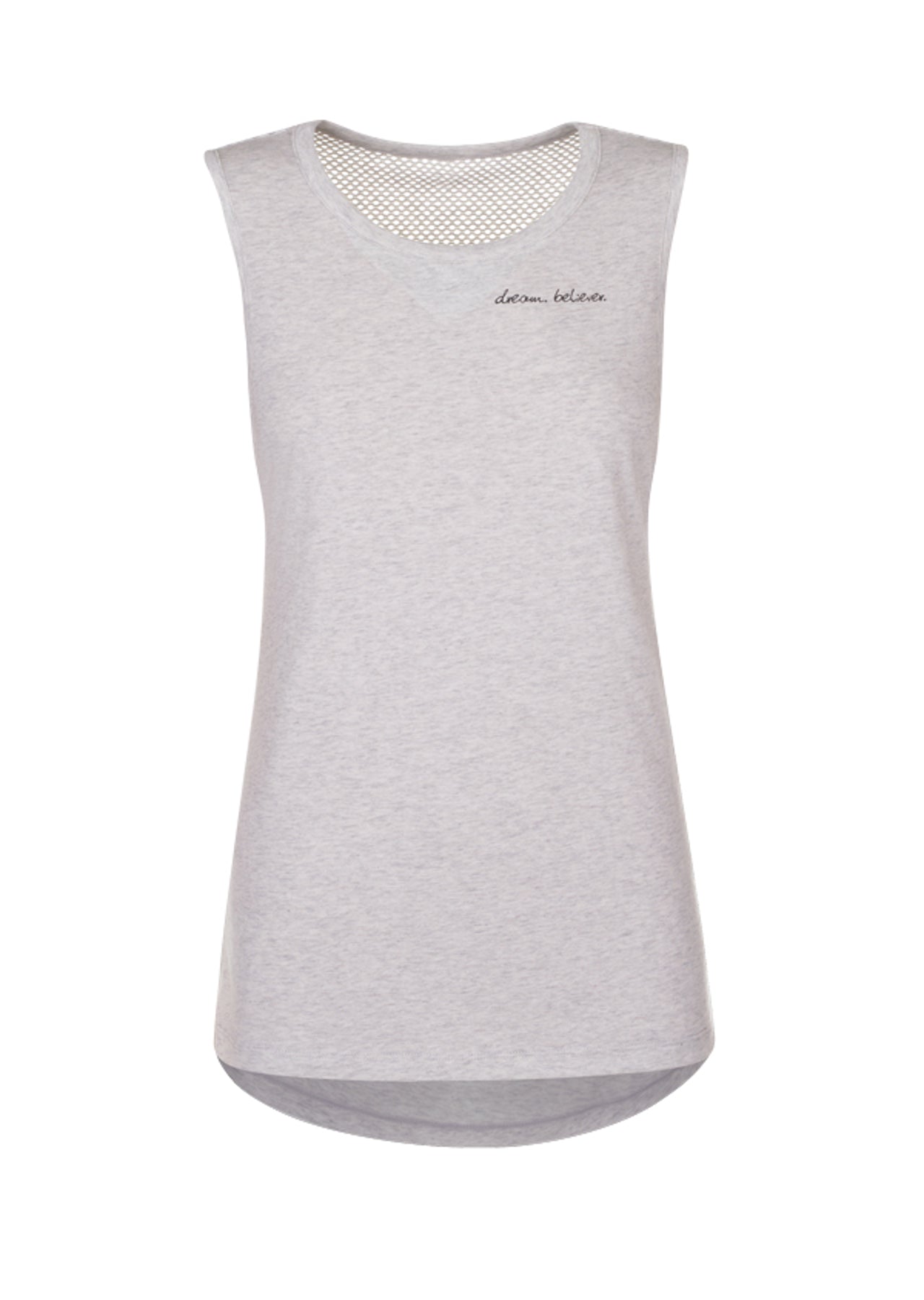 Lorna Jane Dream Tank - Snow Grey Marl