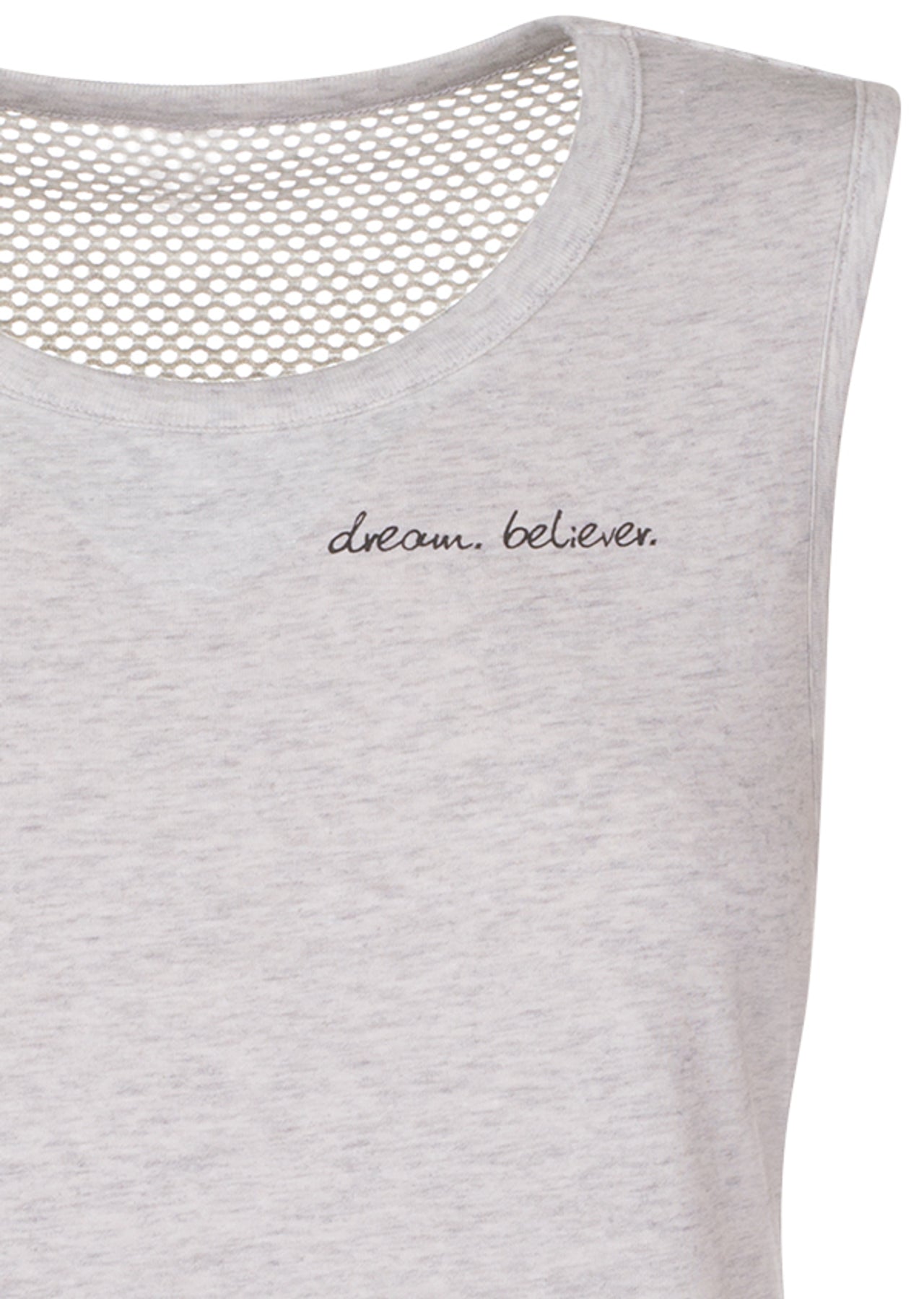 Lorna Jane Dream Tank - Snow Grey Marl