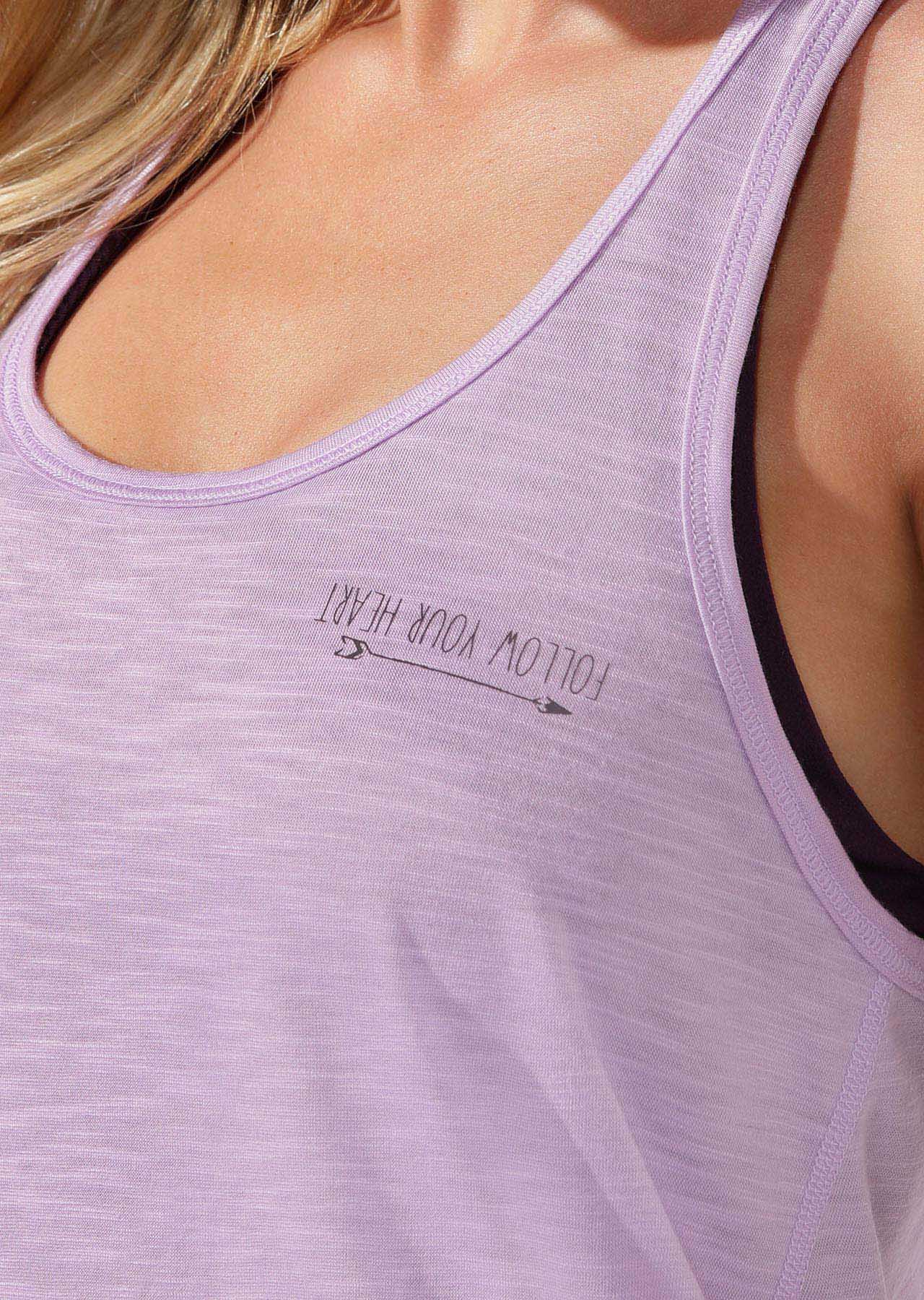 Lorna Jane Dreamer Slouchy Tank - Light Lavender