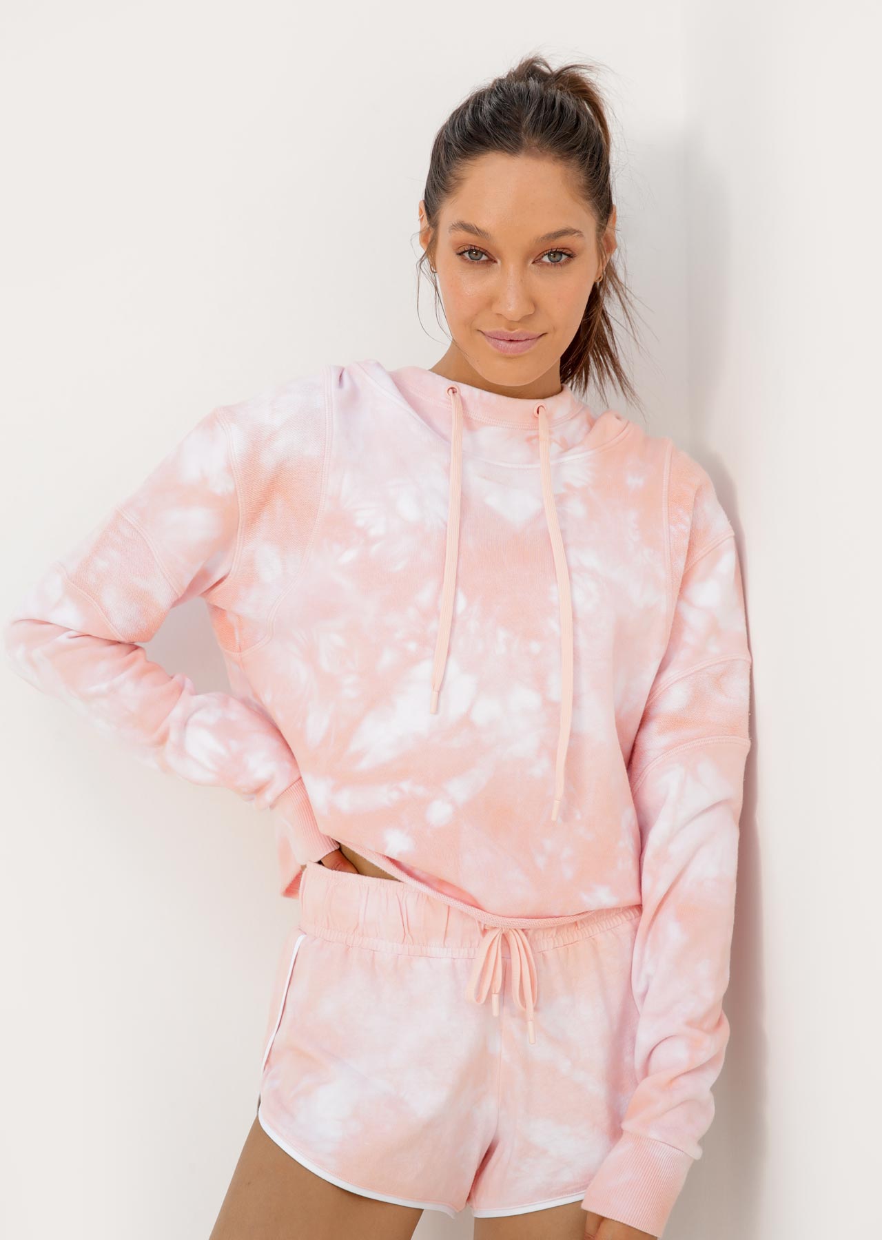 Lorna Jane Dreamy Hoodie - Ballerina Tie Dye