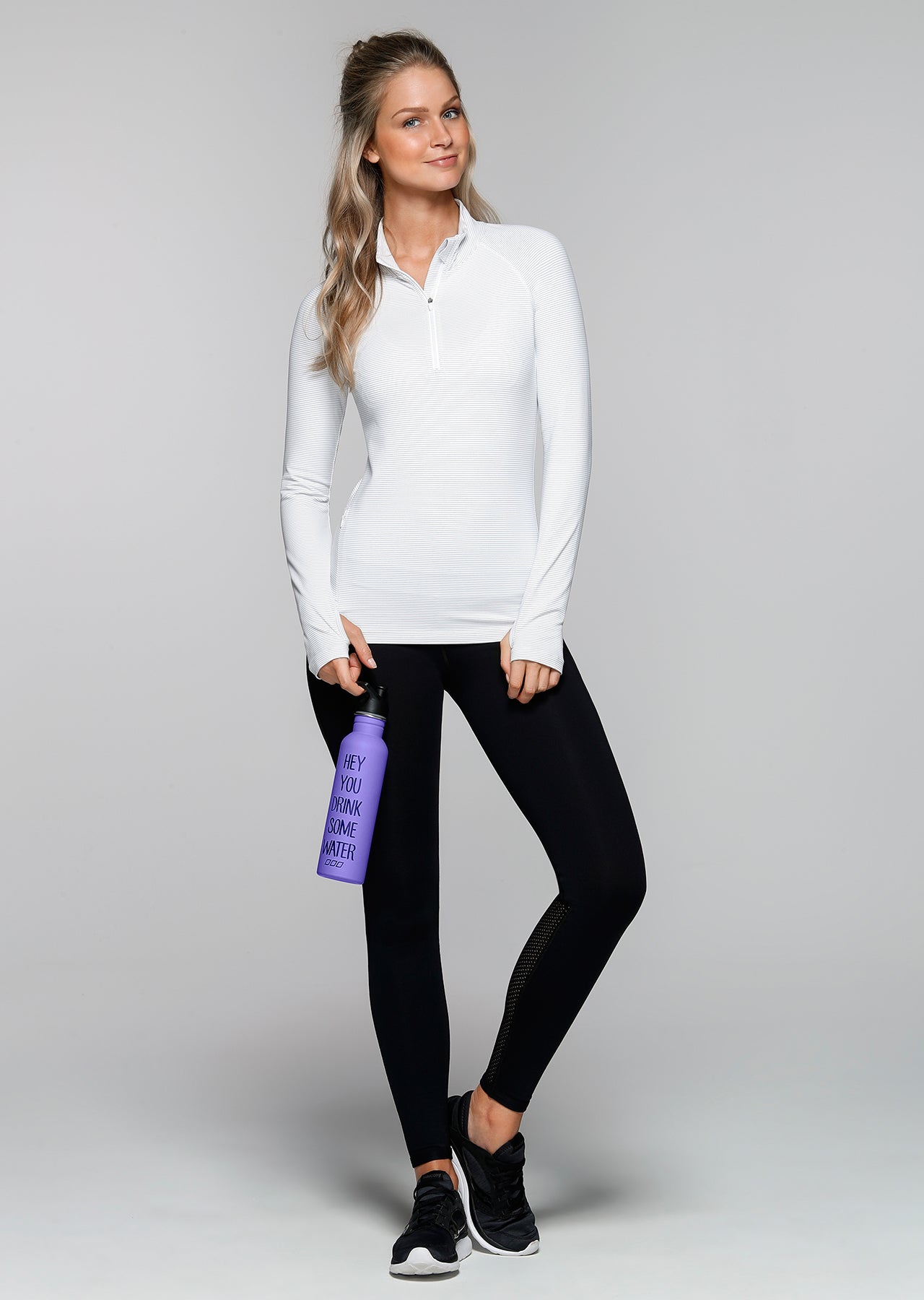 Lorna Jane Drink Some Water Bottle - Jacaranda