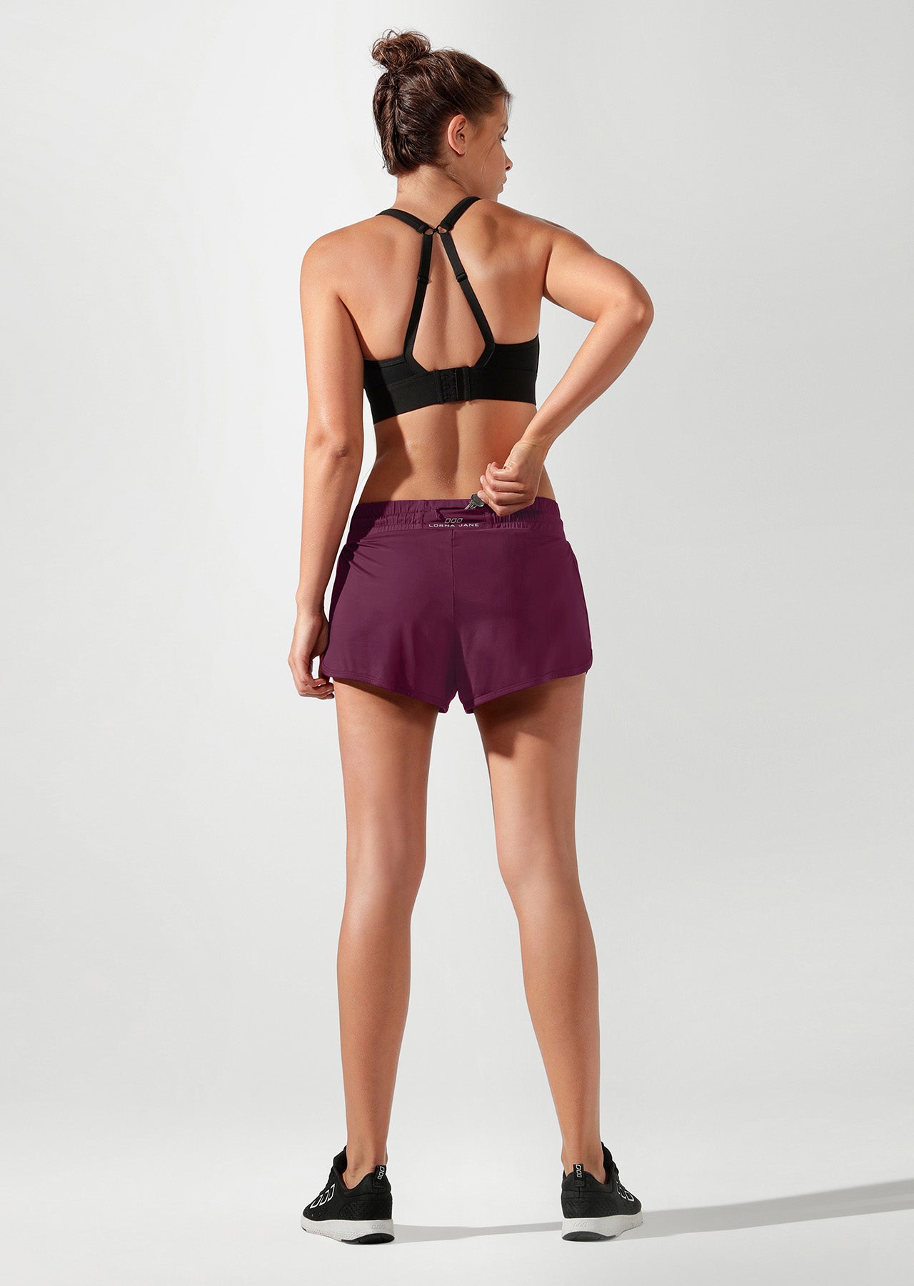 Lorna Jane Easy Breezy Light Weight Run Shorts - Pinot
