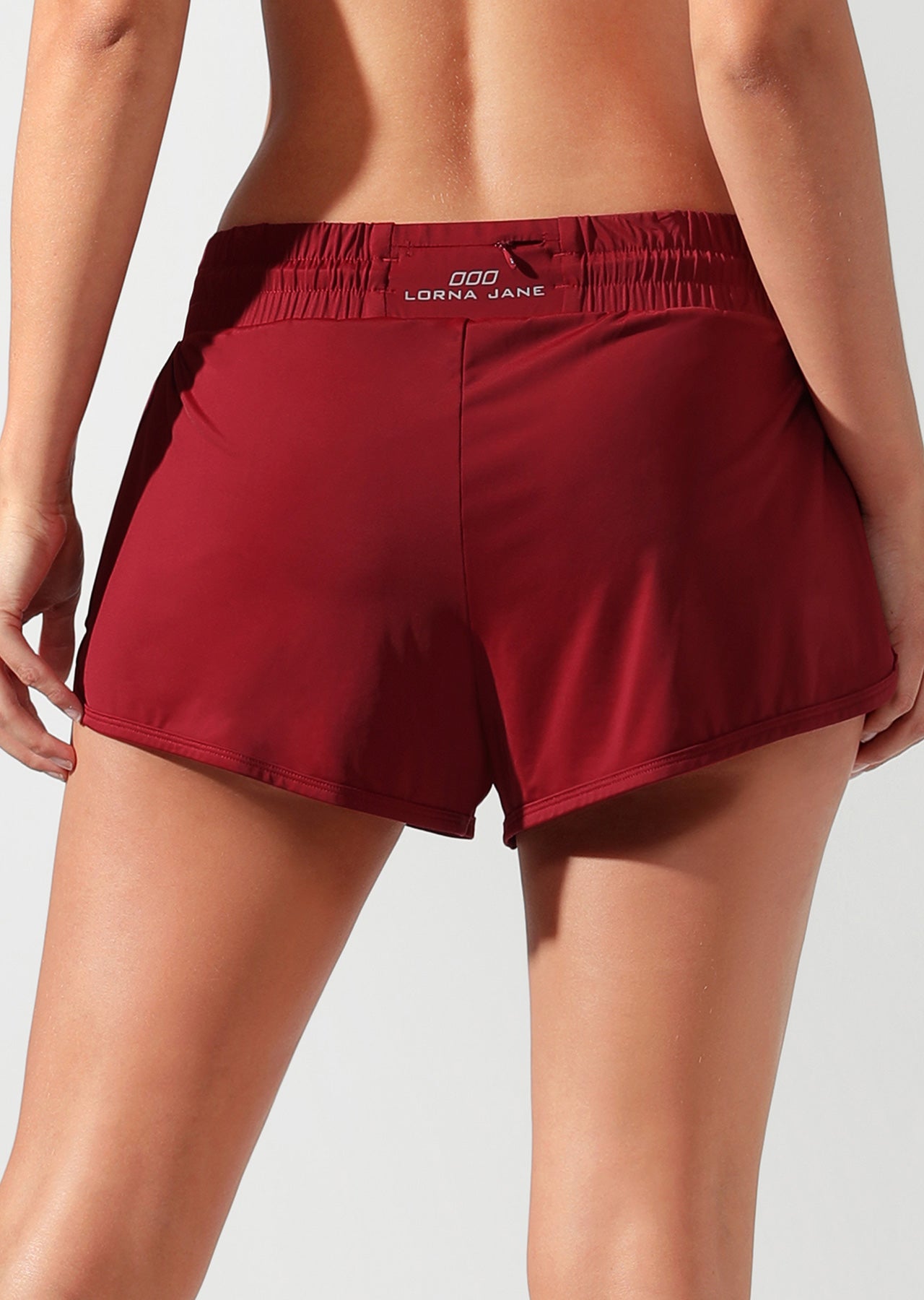 Lorna Jane Easy Breezy Light Weight Run Shorts - Cherry