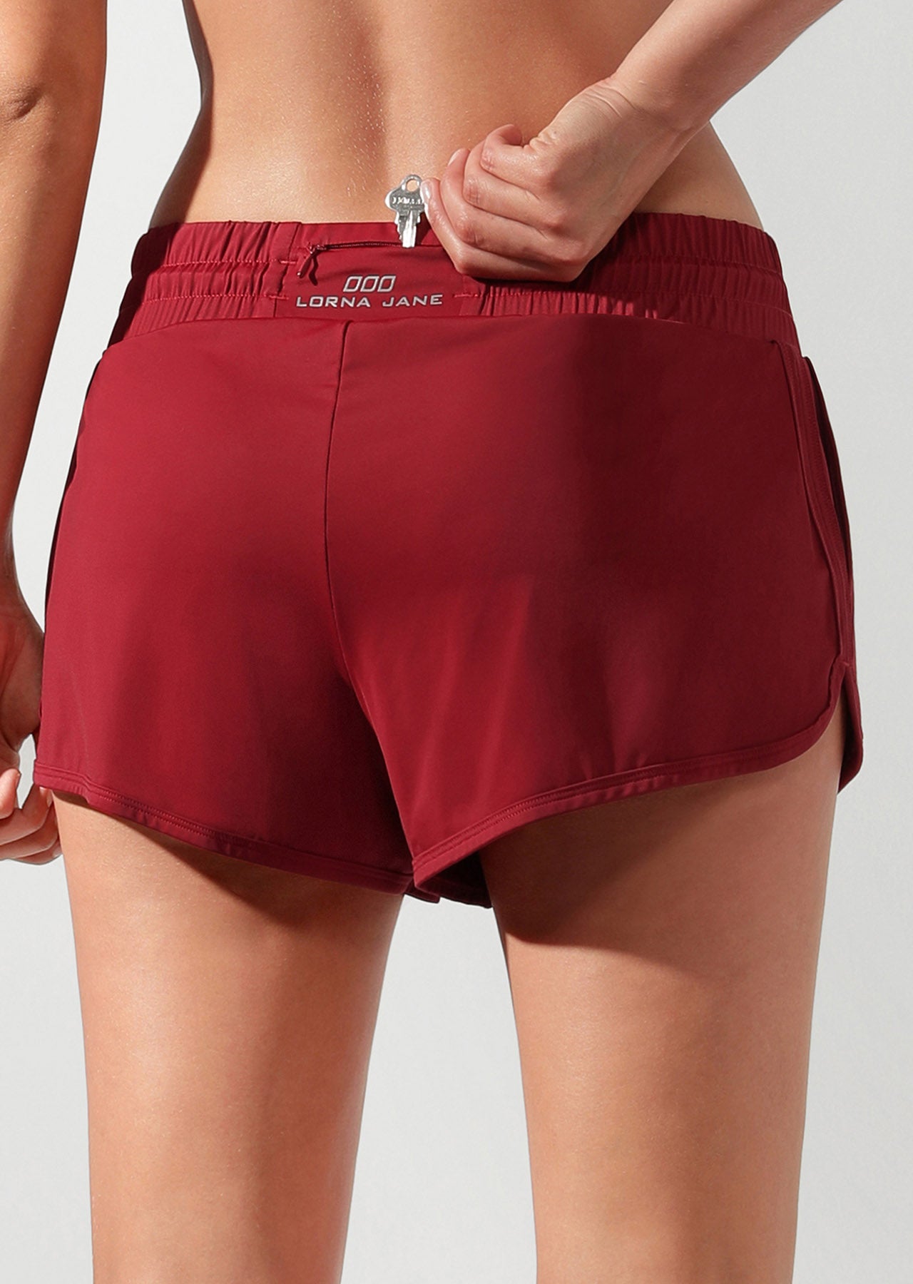 Lorna Jane Easy Breezy Light Weight Run Shorts - Cherry