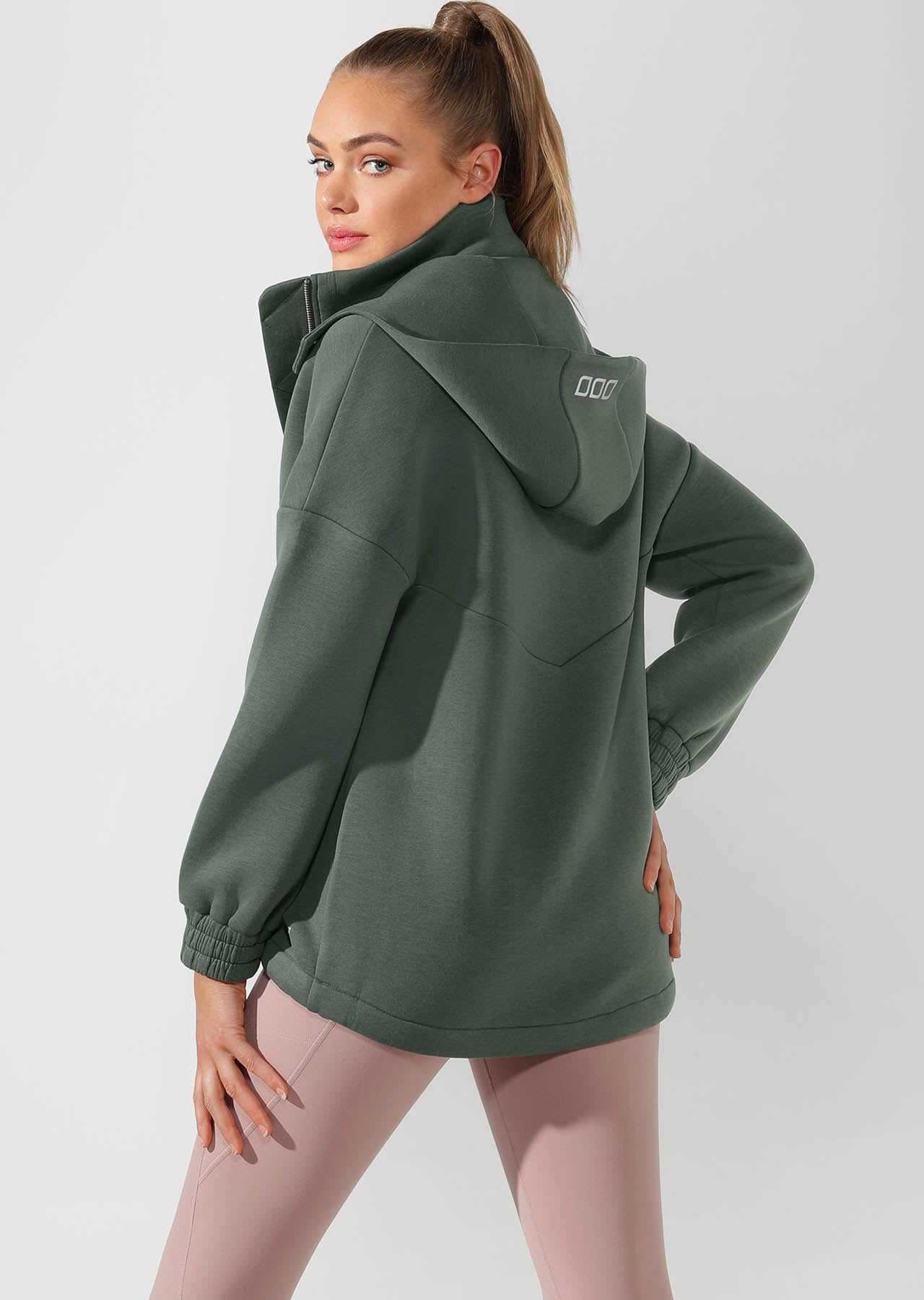 Lorna Jane Easy Oversized Parka - Military