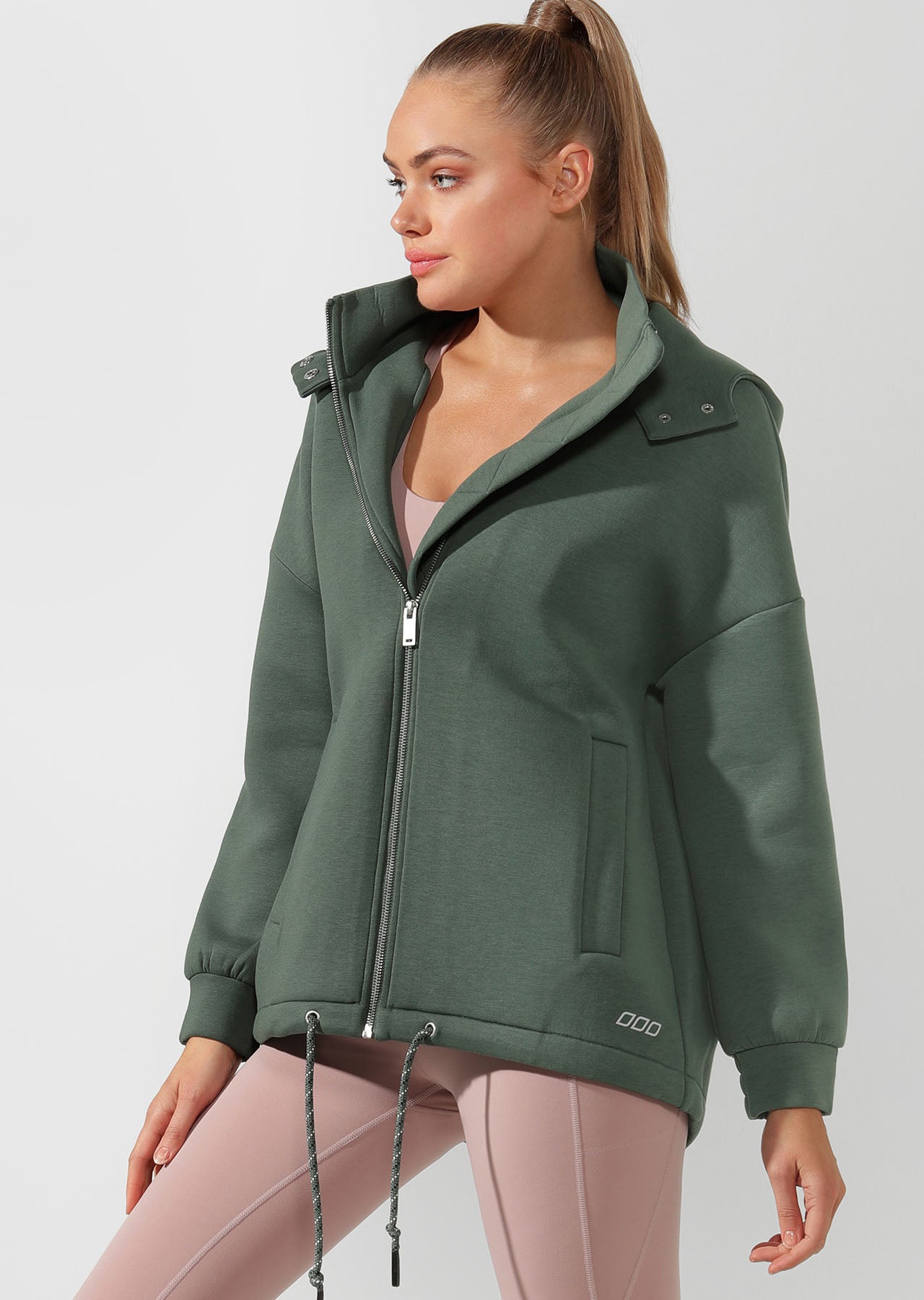 Lorna Jane Easy Oversized Parka - Military
