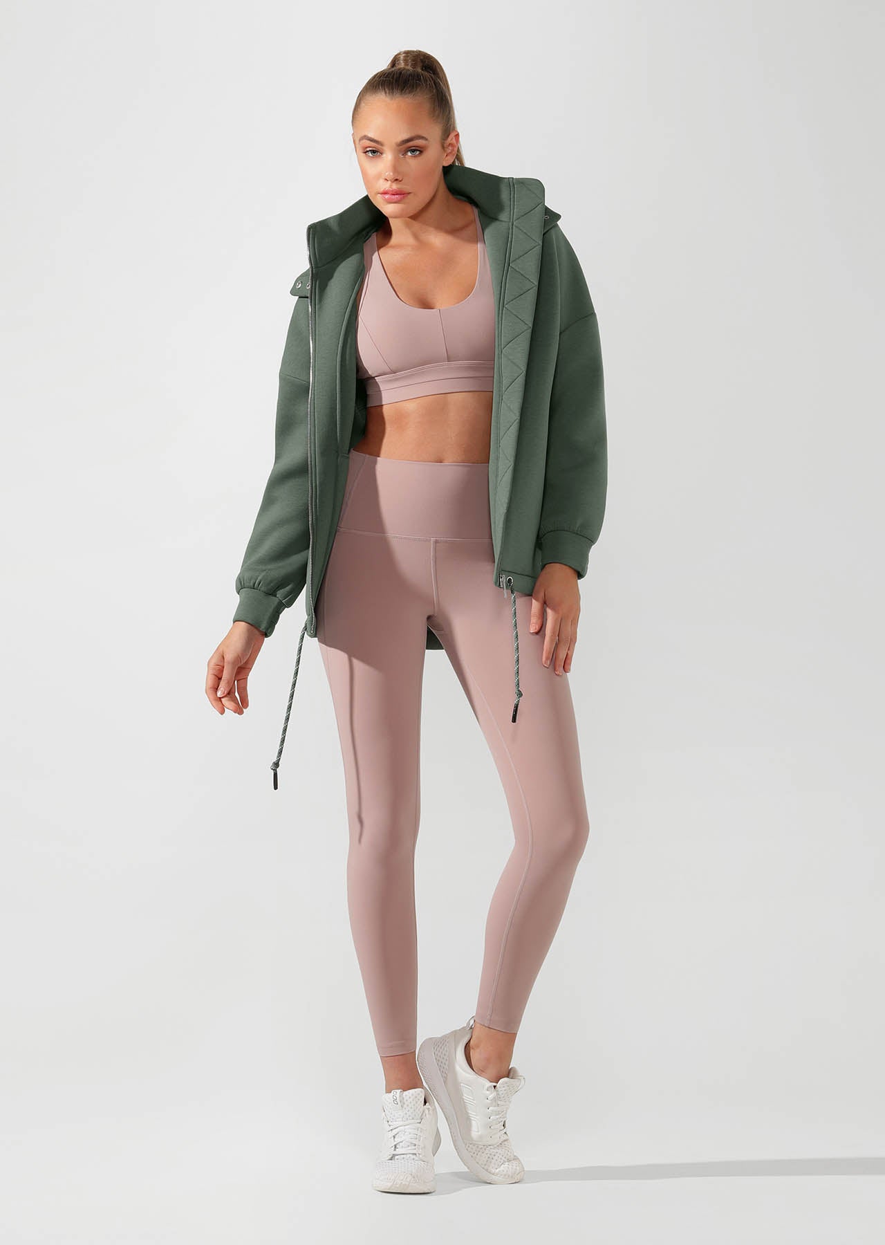 Lorna Jane Easy Oversized Parka - Military