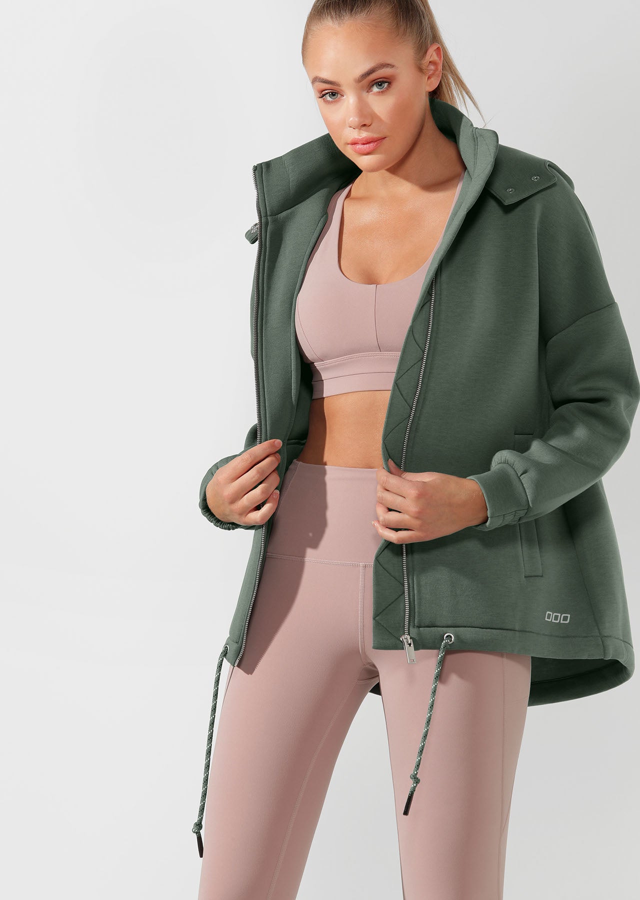 Lorna Jane Easy Oversized Parka - Military