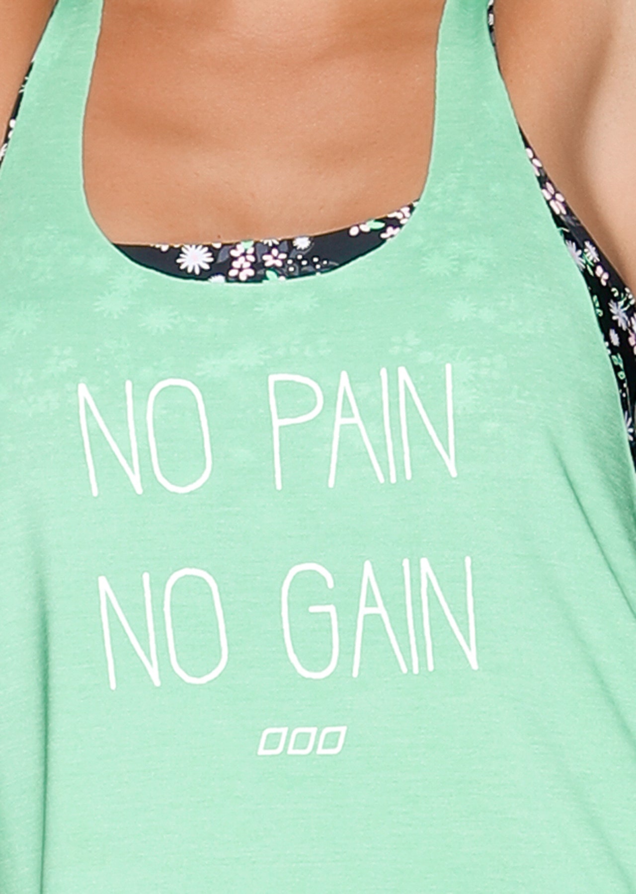 Lorna Jane Easy To Wear Active Run Tank - Mint Sorbet Marl