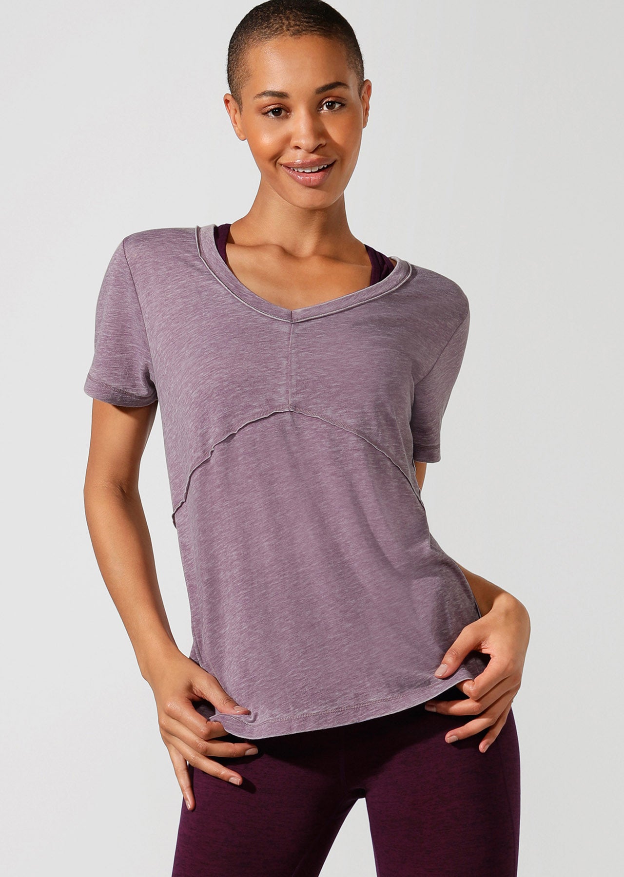 Lorna Jane Easy Wear Tee - Pinot