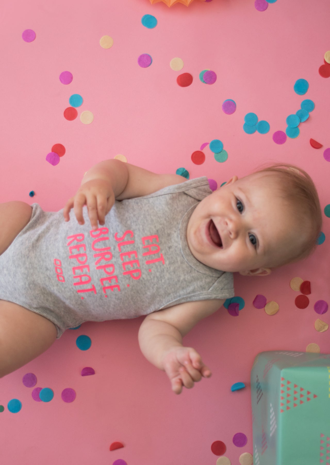 Lorna Jane Eat Sleep Romper - Light Grey Marl