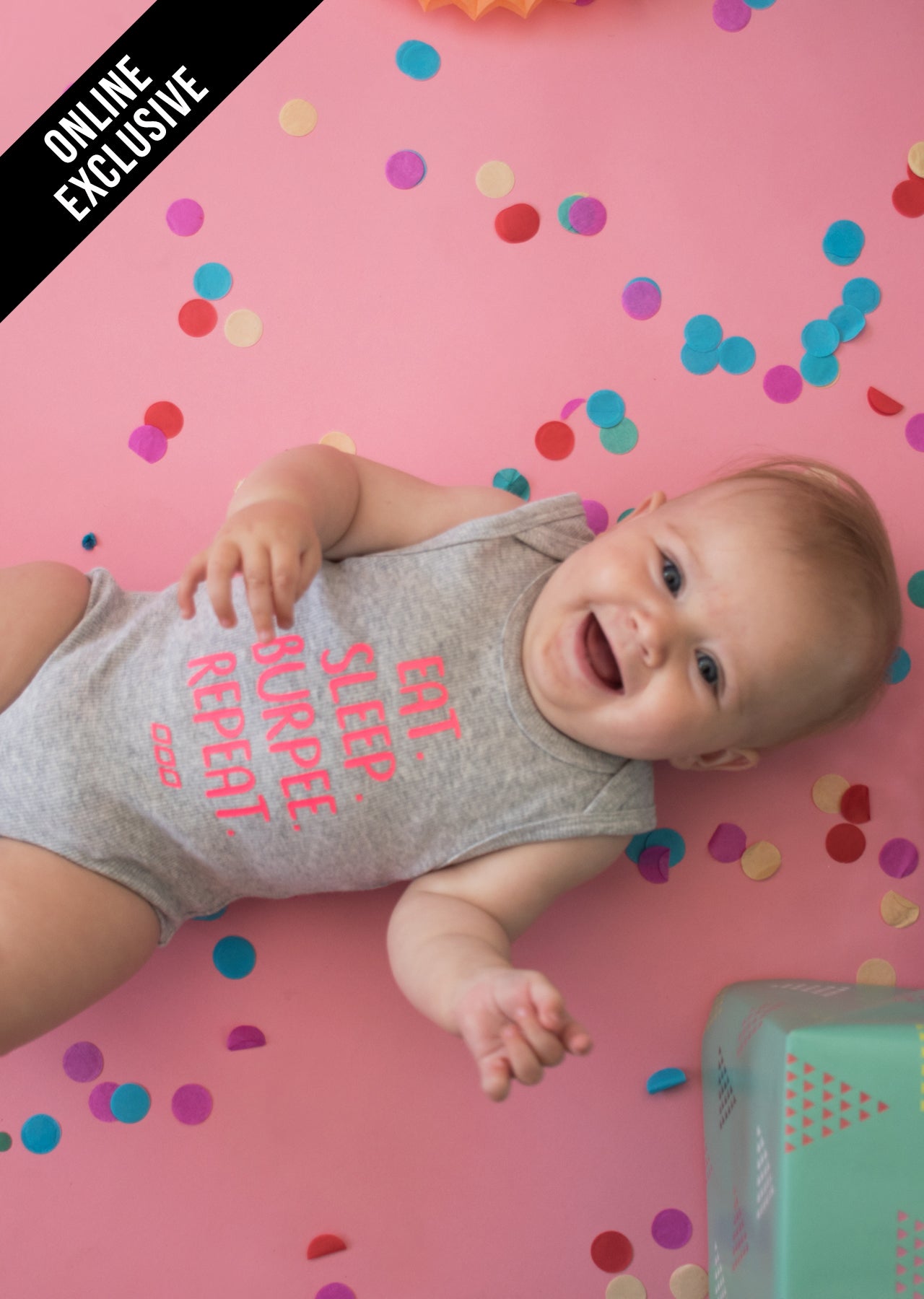 Lorna Jane Eat Sleep Romper - Light Grey Marl