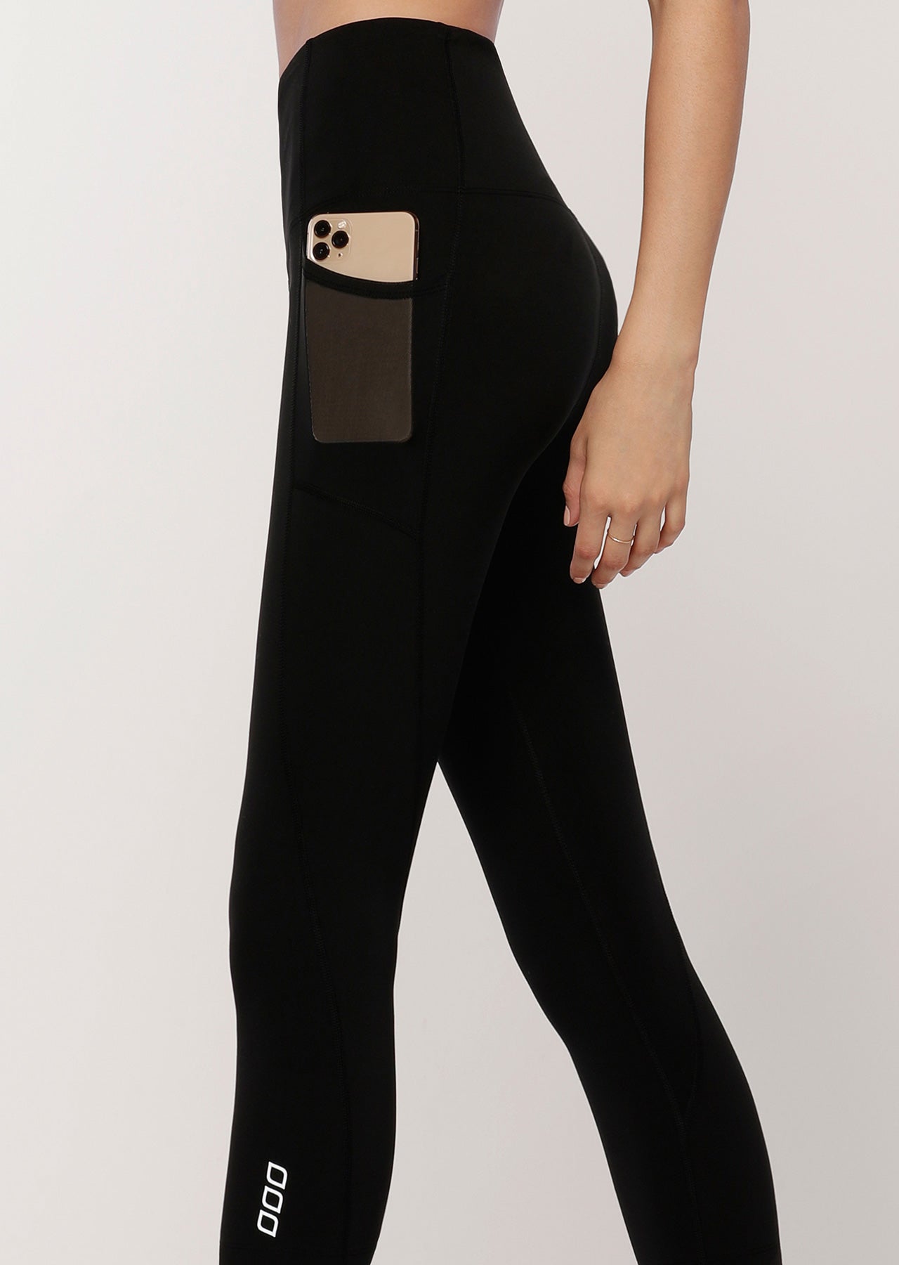 Lorna Jane Recycled Everyday Phone Pocket 7/8 Leggings - Black
