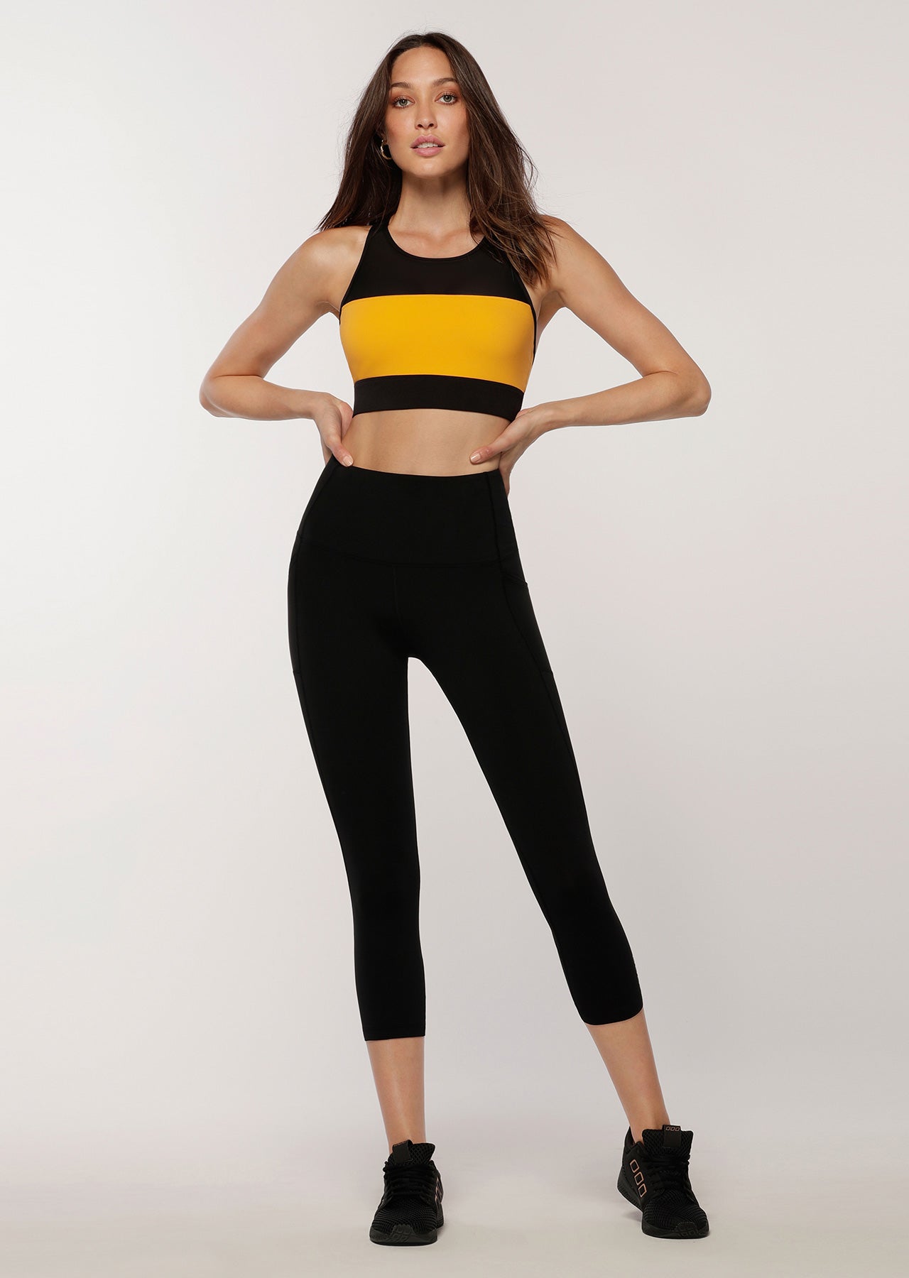 Lorna Jane Recycled Everyday Phone Pocket 7/8 Leggings - Black