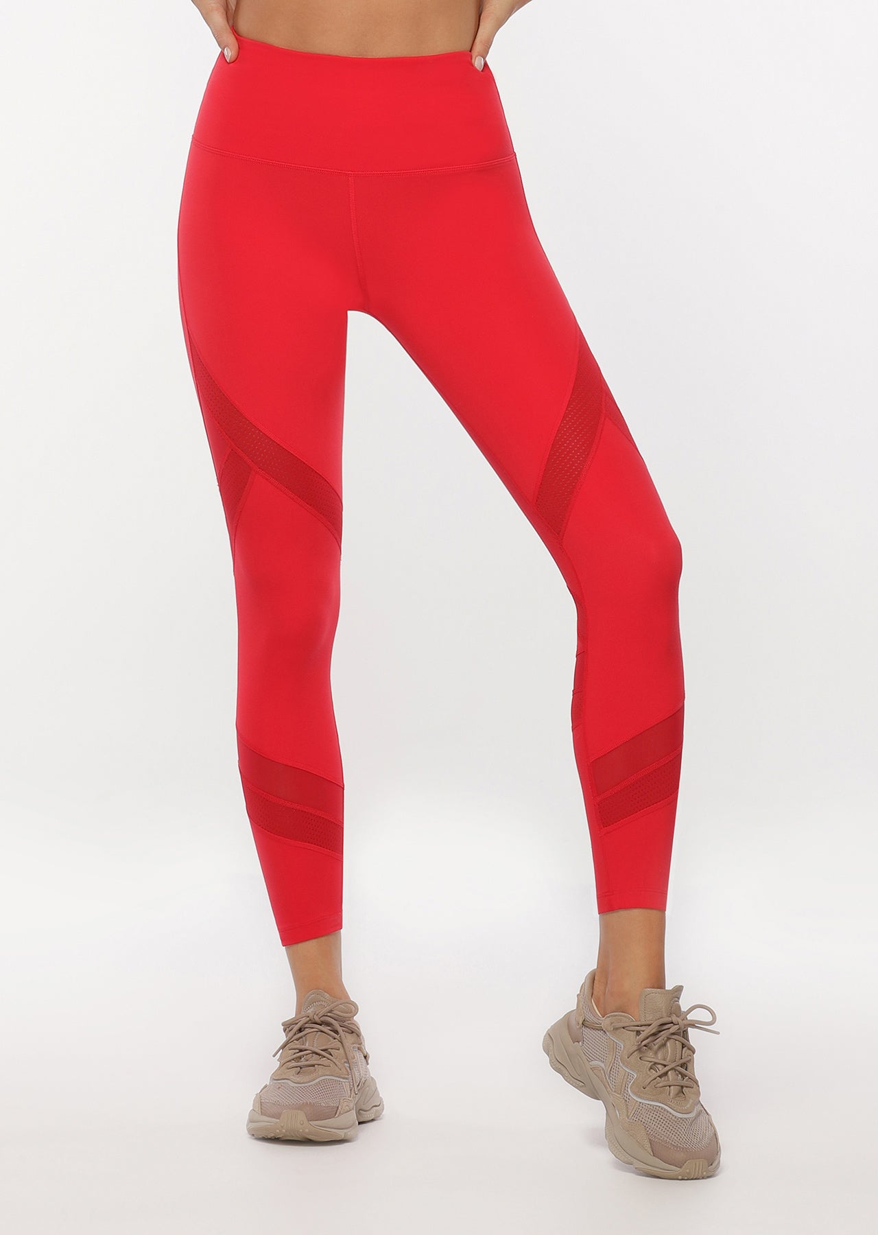 Lorna Jane Edge Core Ankle Biter Leggings - Ginger