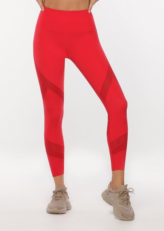 Lorna Jane Edge Core Ankle Biter Leggings - Ginger