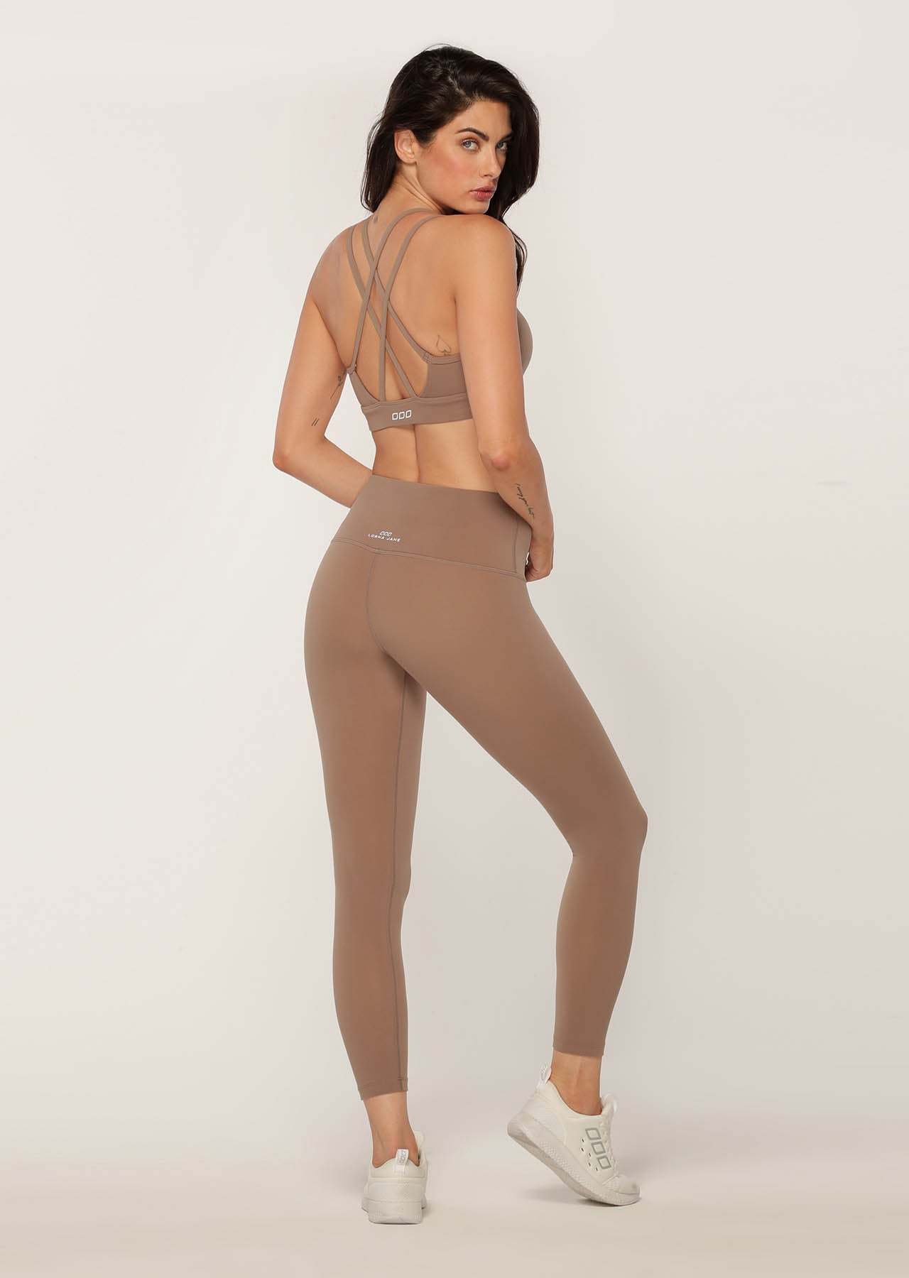 Lorna Jane Effortless Ankle Biter Tight - Bone