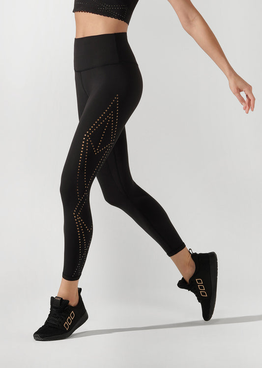 Lorna Jane Elevate Ankle Biter Tight - Black