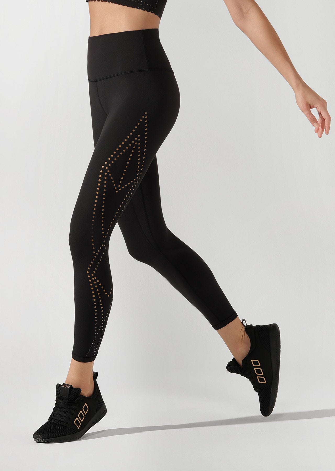 Lorna Jane Elevate Ankle Biter Tight - Black