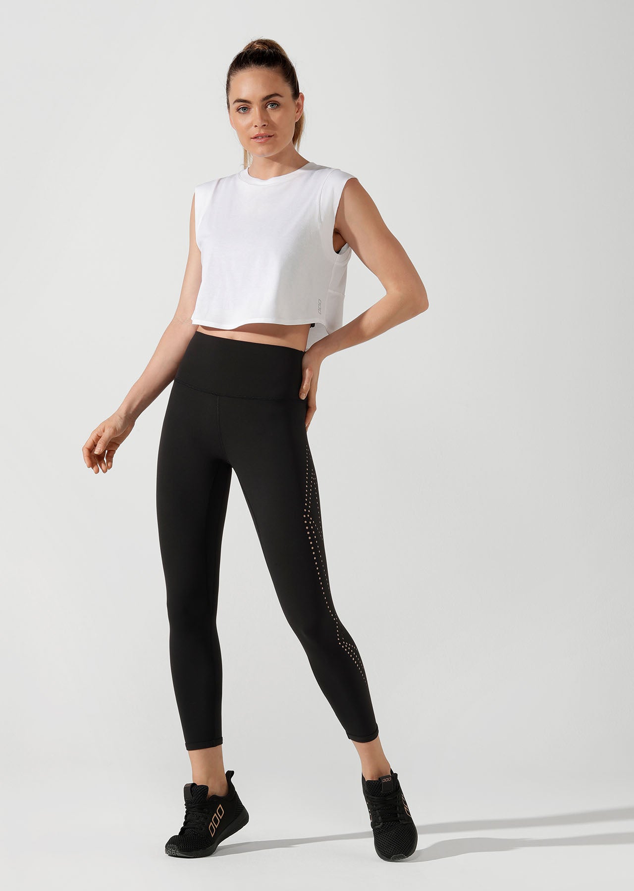 Lorna Jane Elevate Ankle Biter Tight - Black