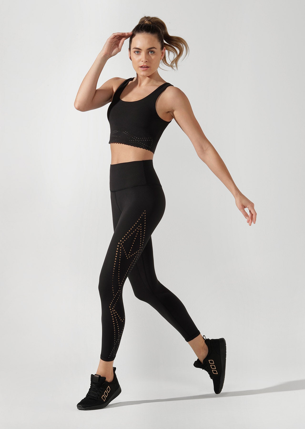Lorna Jane Elevate Ankle Biter Tight - Black