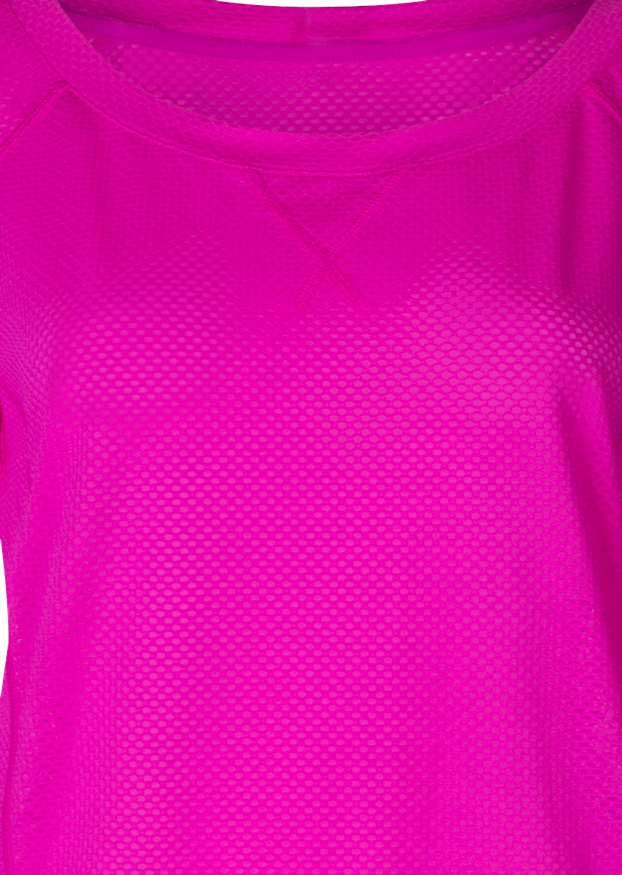 Lorna Jane Ella L/Slv Excel Top - Electric Pink