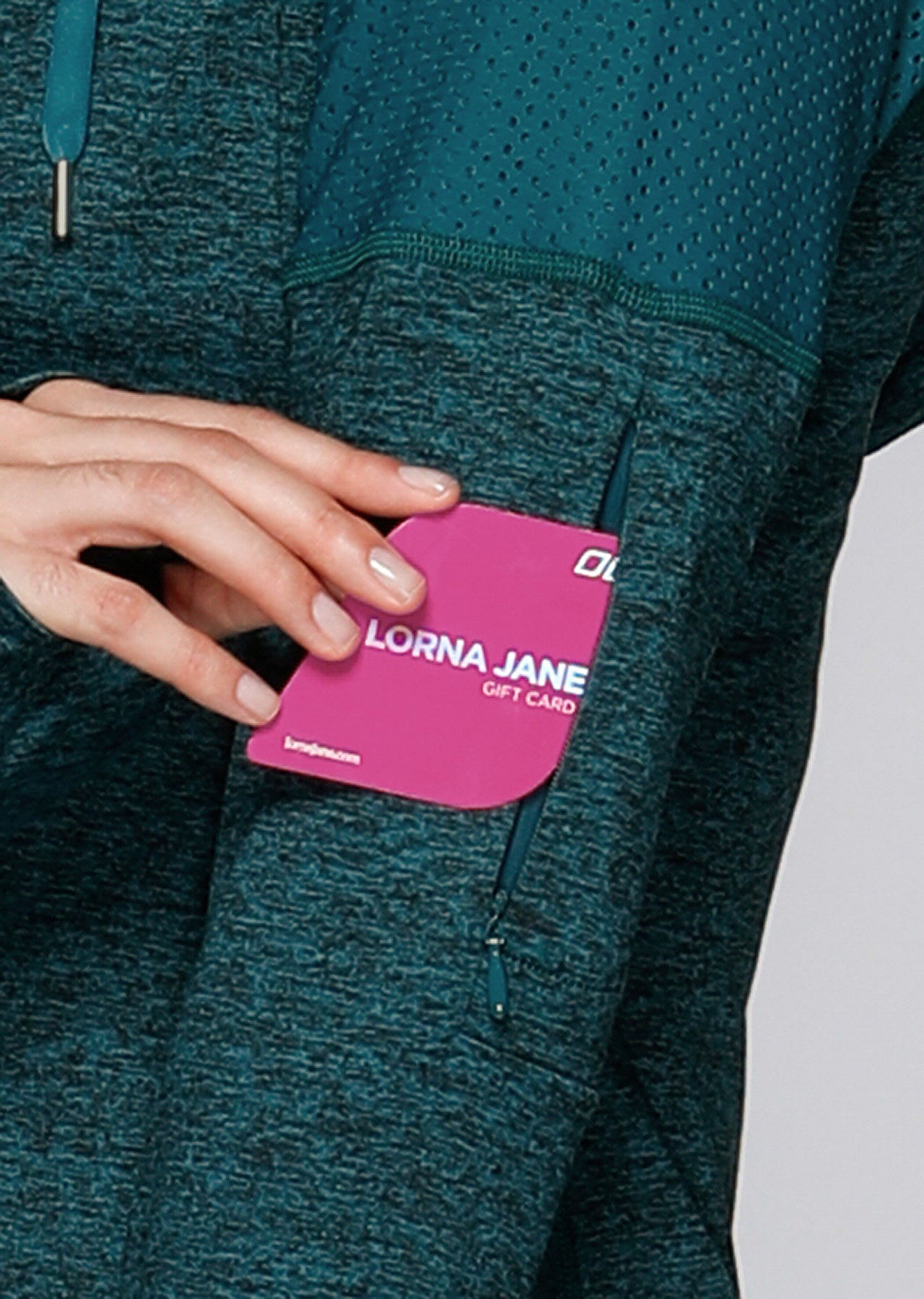 Lorna Jane Embrace L/Slv Maxum - Everteal Marl