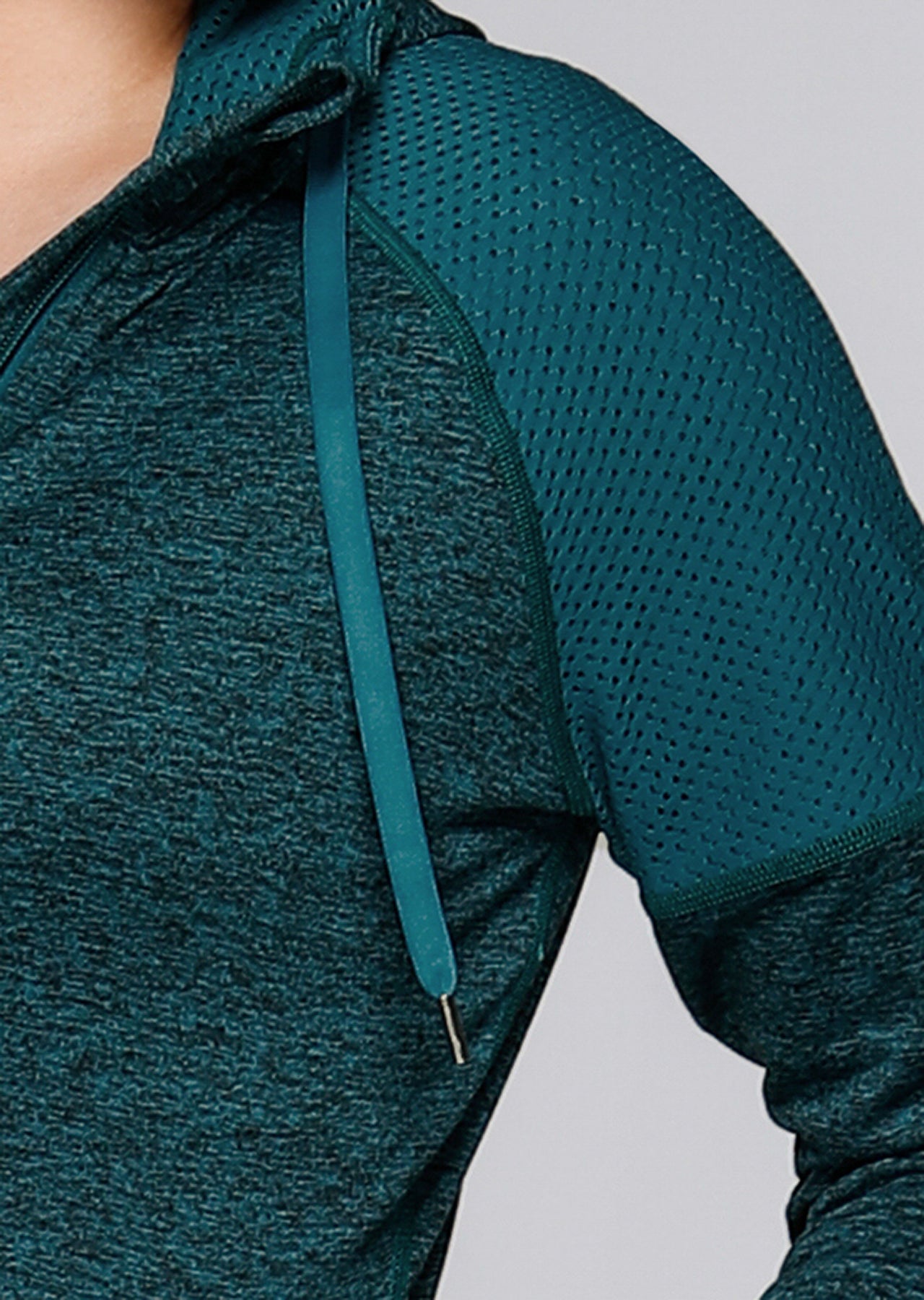 Lorna Jane Embrace L/Slv Maxum - Everteal Marl