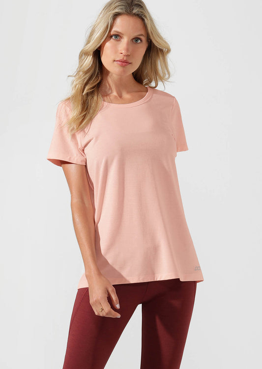 Lorna Jane Empower Active Tee - Dusty Peach