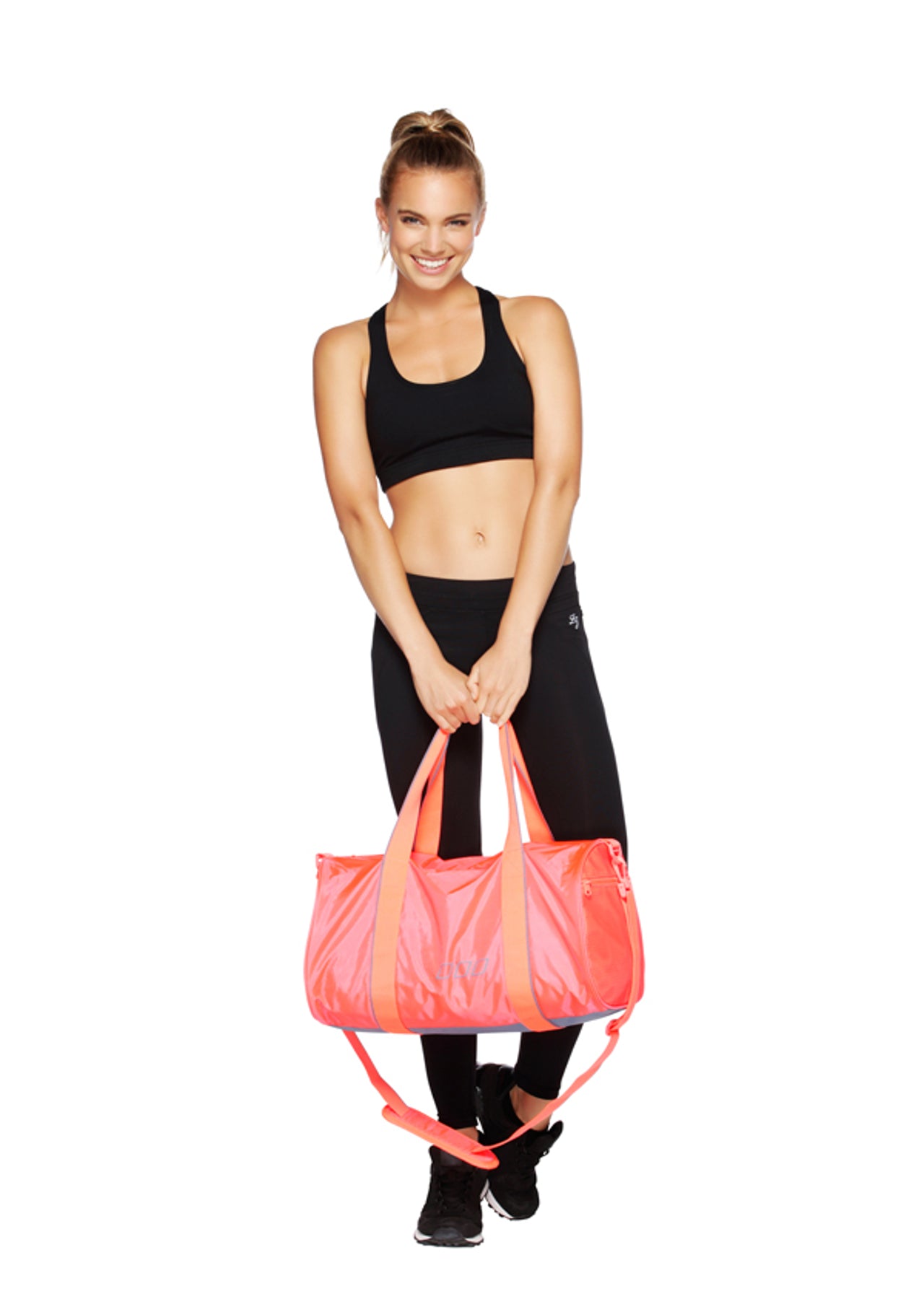 Lorna Jane Endurance Gym Bag - Calypso/Powder Grey