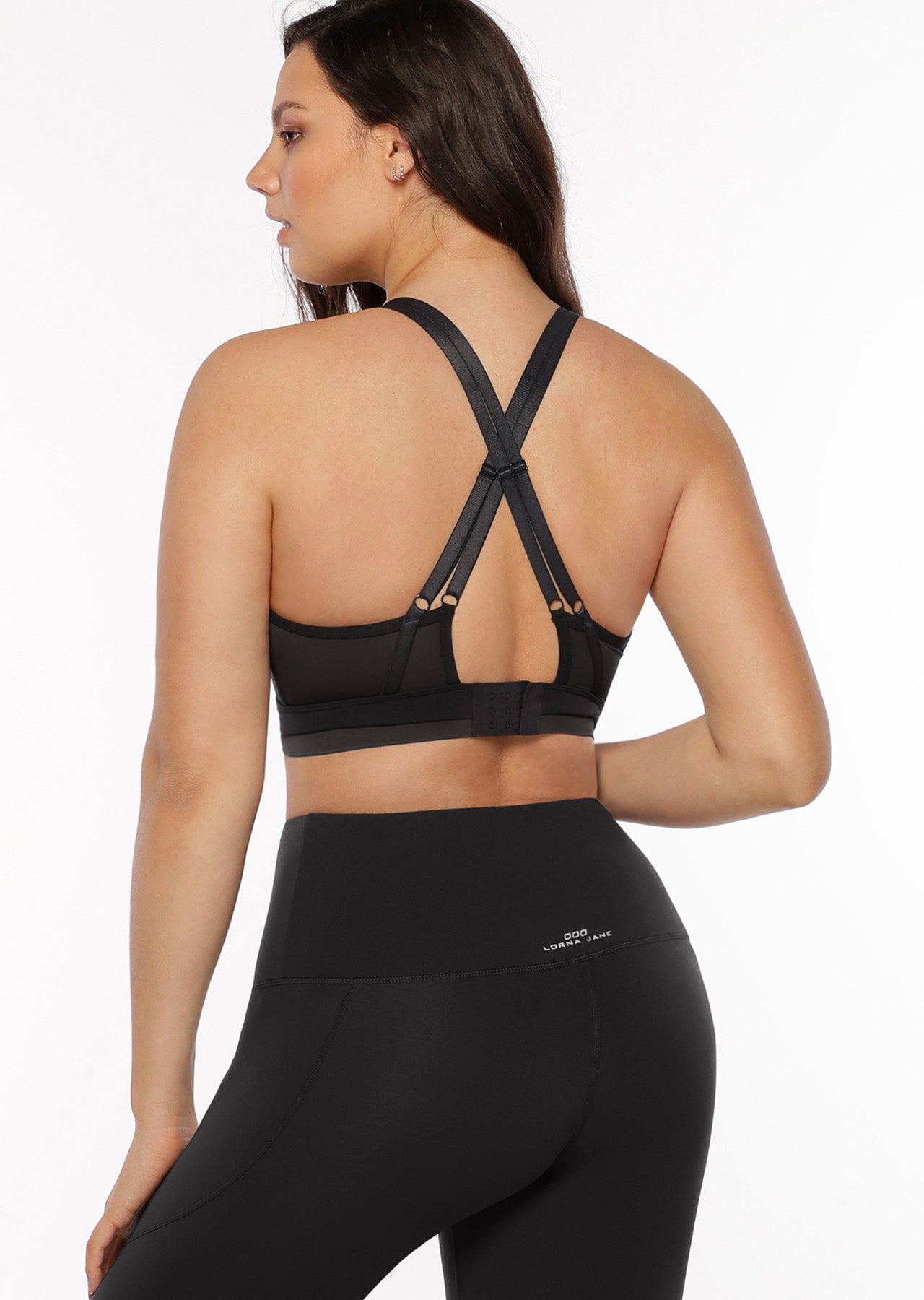 Lorna Jane Enhanced Full Coverage Sports Bra - Slate