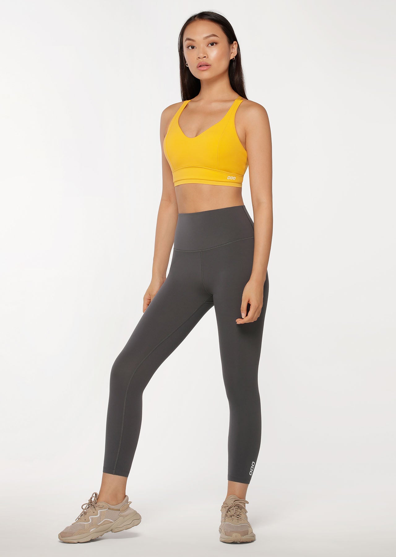 Lorna Jane Enhanced Full Coverage Sports Bra - Light Turmeric