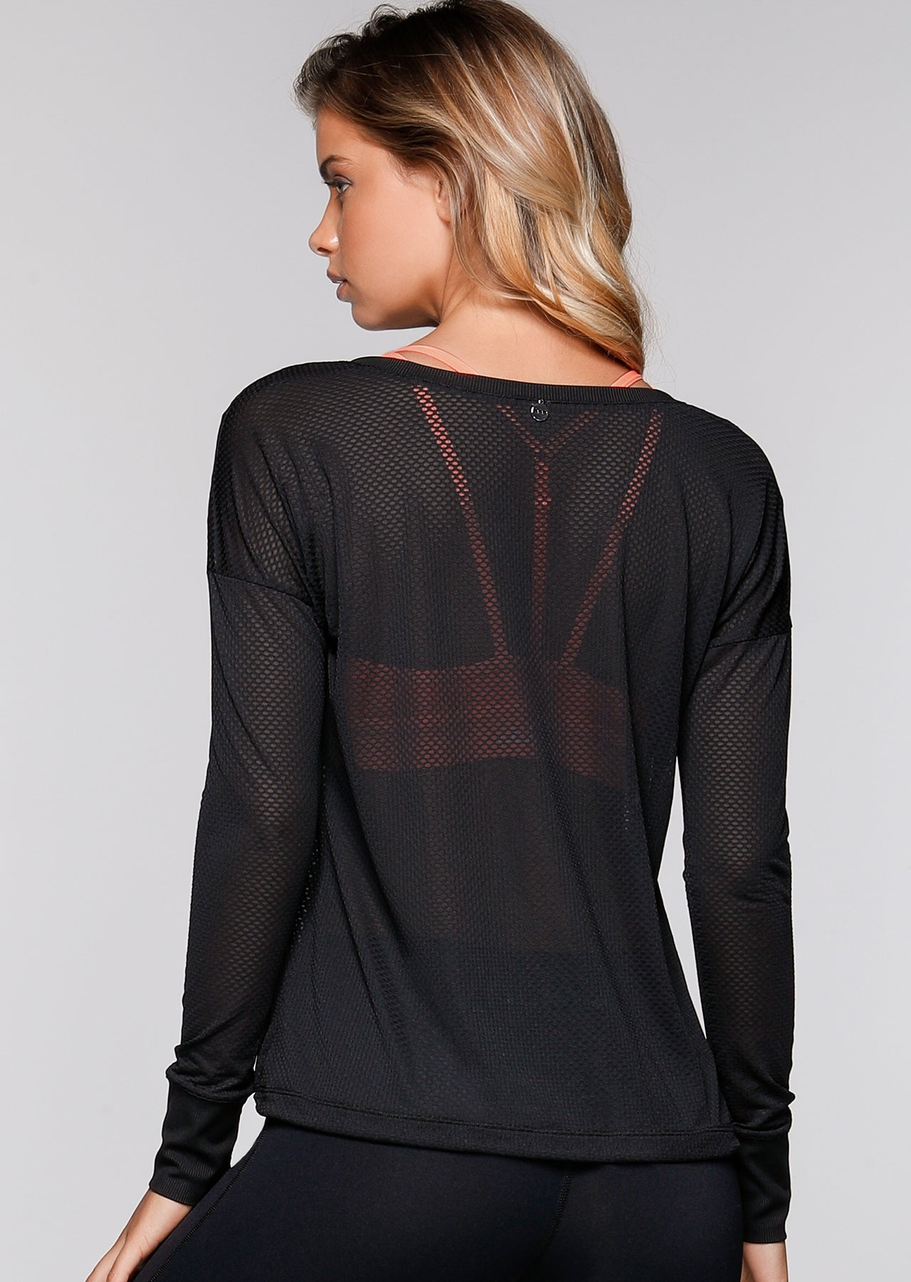 Lorna Jane Escape L/Slv Excel Top - Black