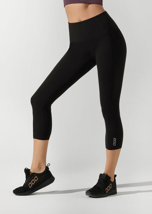 Lorna Jane Essential Phone Pocket 7/8 Tight - Black