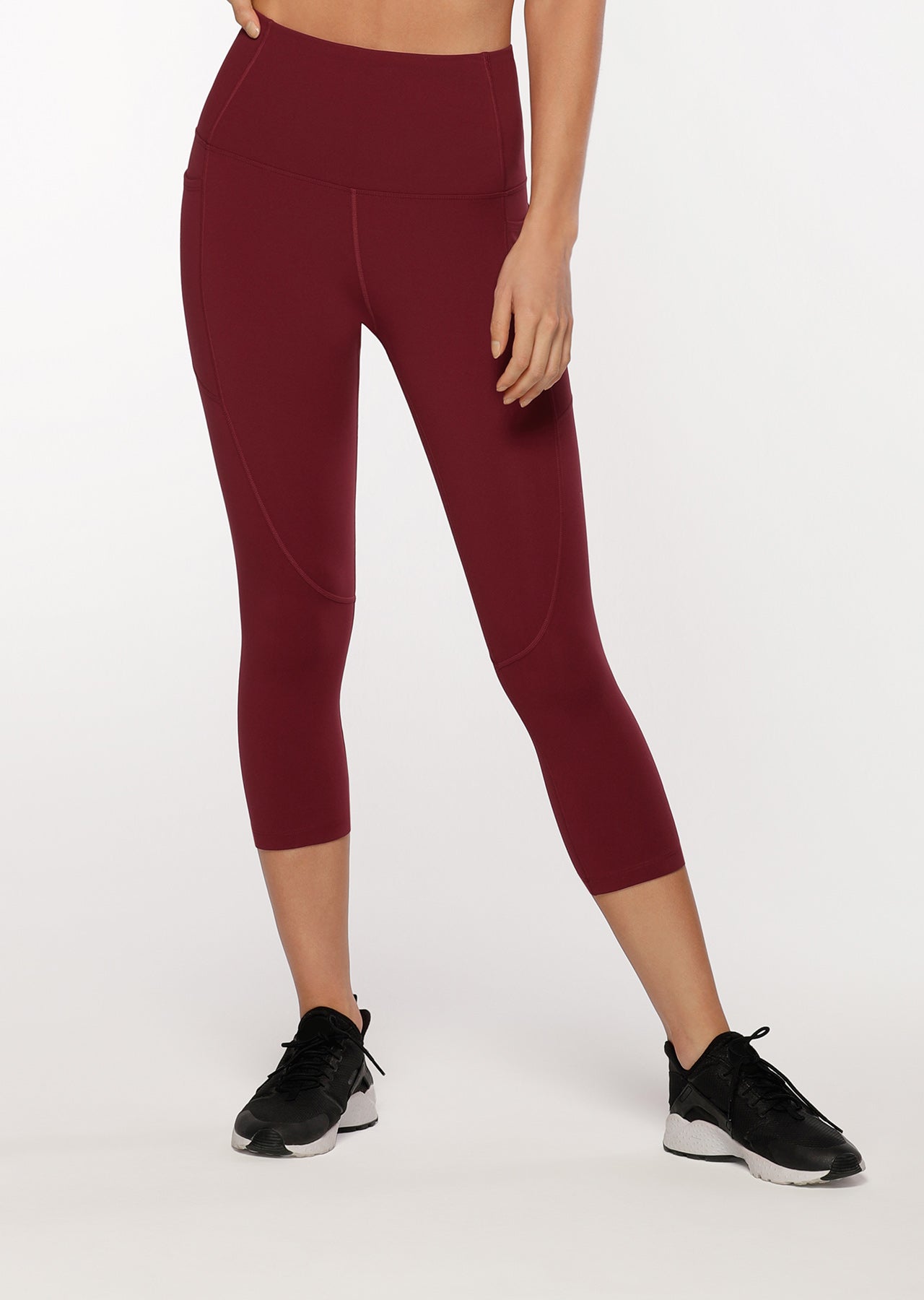 Lorna Jane Everyday 7/8 Leggings - Cherry
