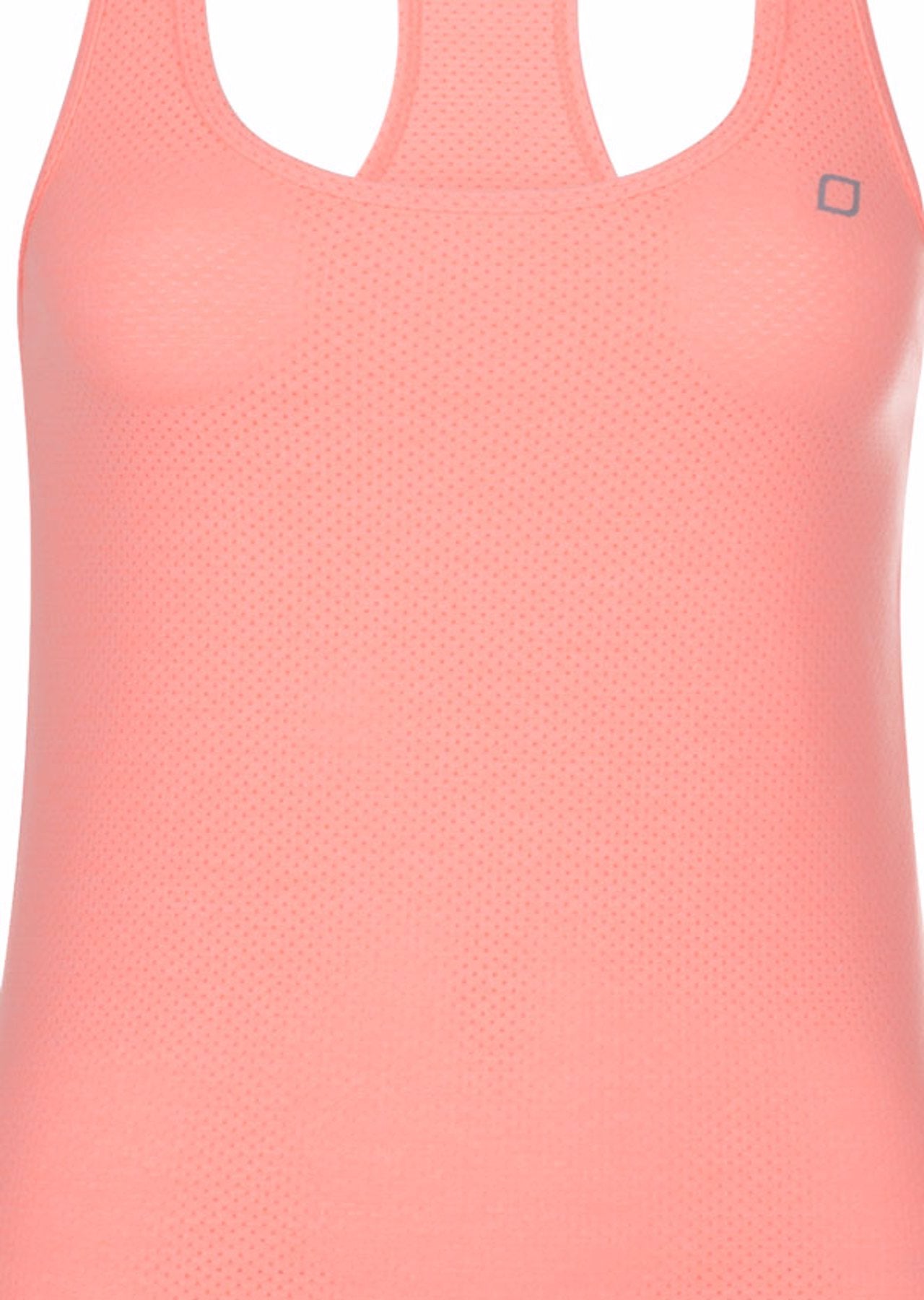 Lorna Jane Everyday Excel Tank - Pale Neon Apricot Marl