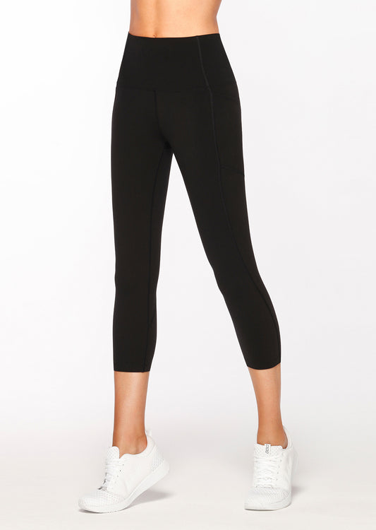 Lorna Jane Everyday Phone Pocket 7/8 Tight - Black