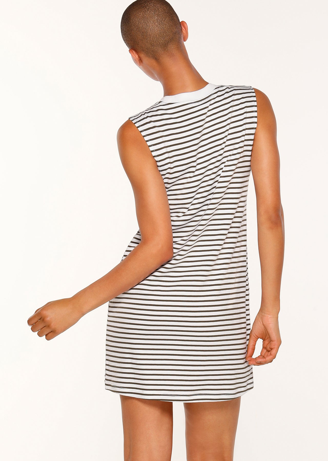 Lorna Jane Everywhere Dress - White/Luxury Green