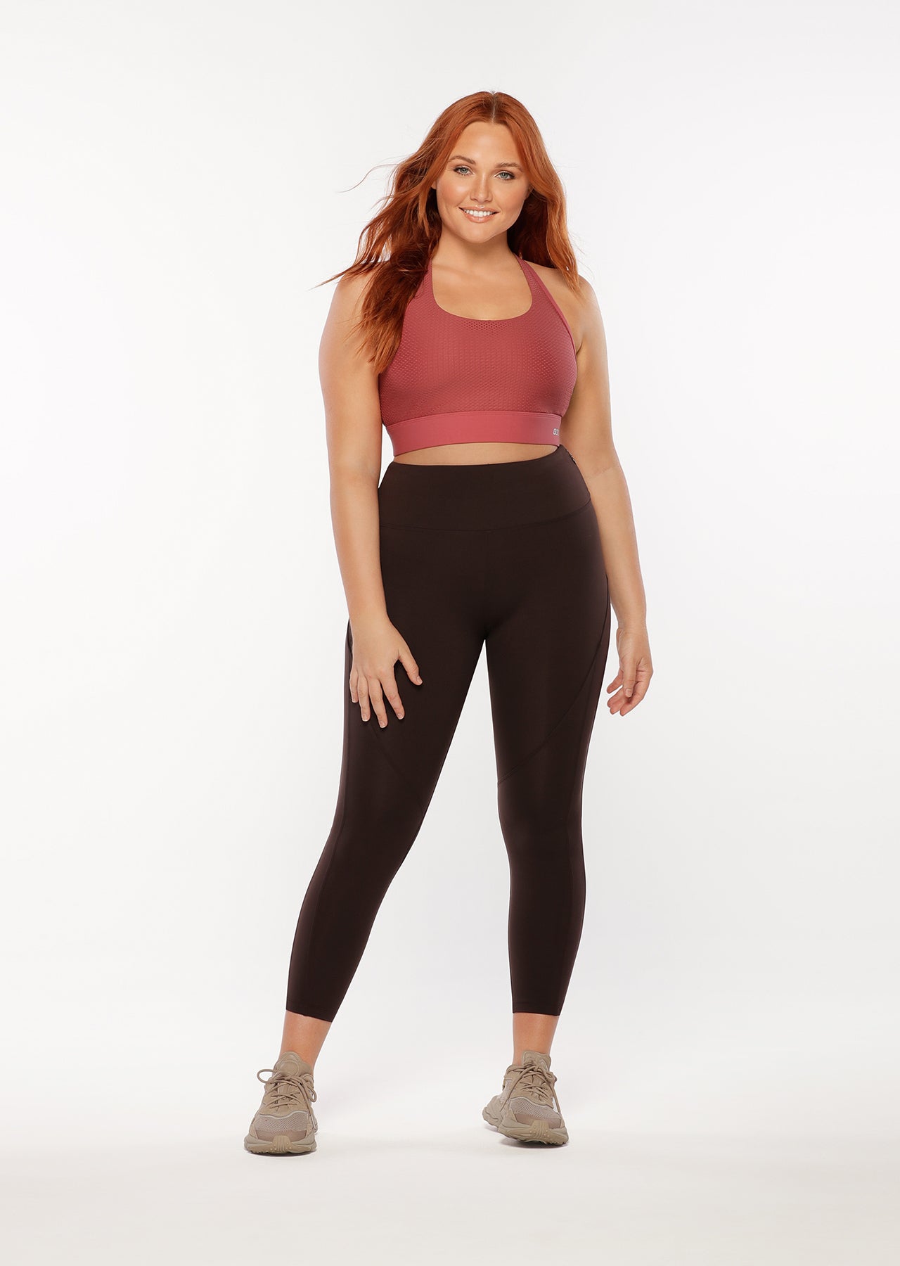 Lorna Jane Evie Ankle Biter Leggings - Volcano