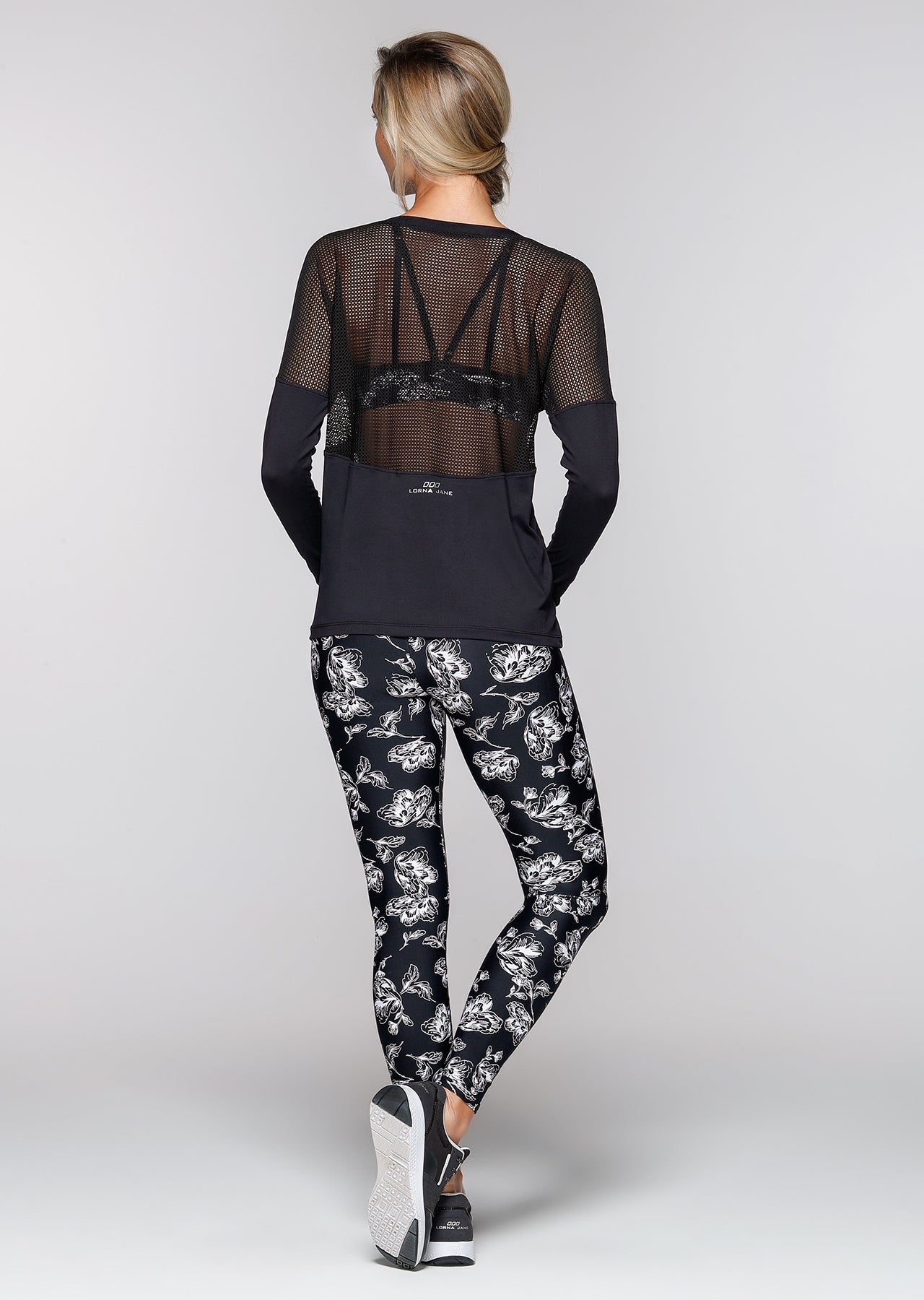 Lorna Jane Evolve L/Slv Excel Top - Black