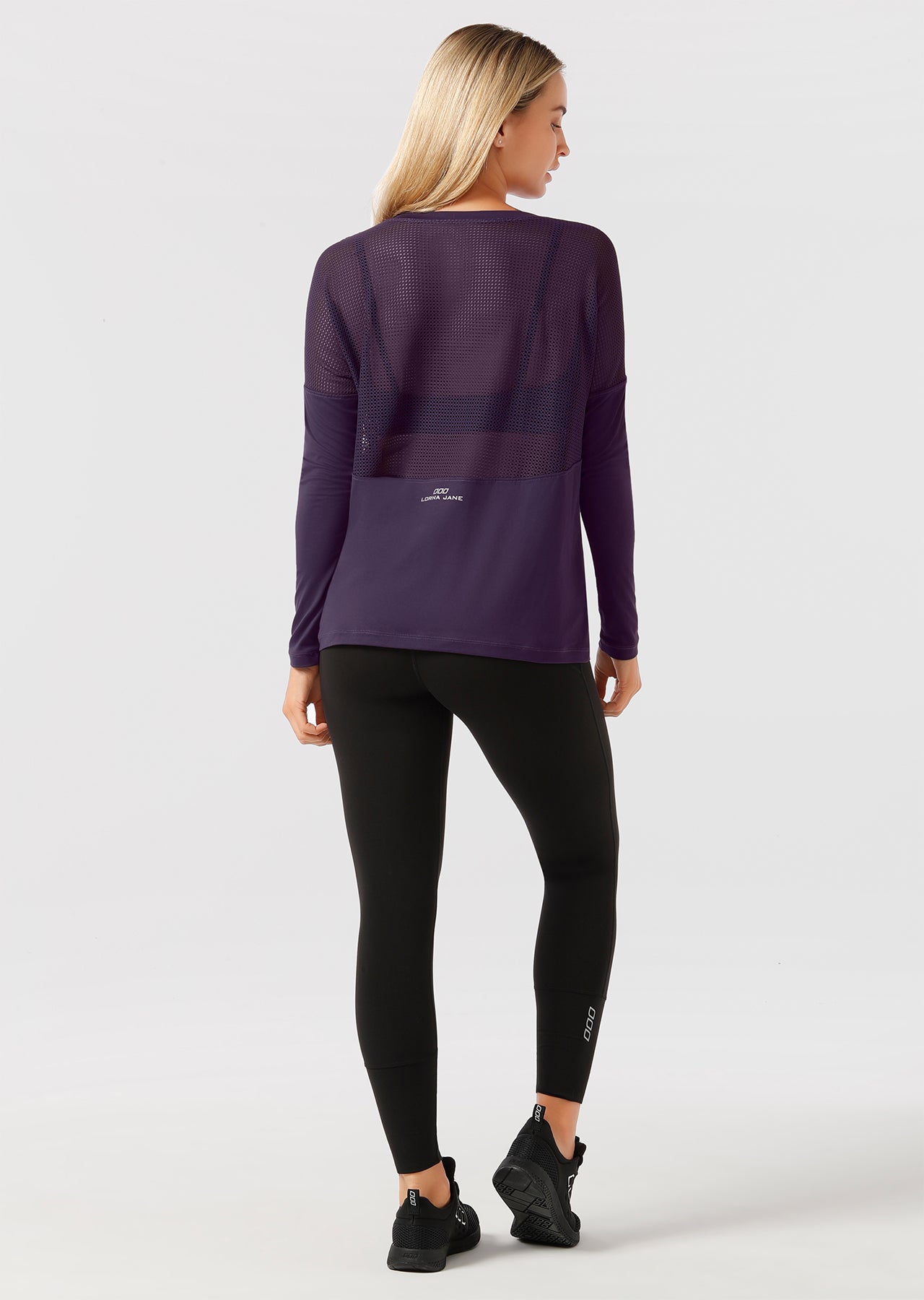 Lorna Jane Evolve L/Slv Excel Top - Night Violet