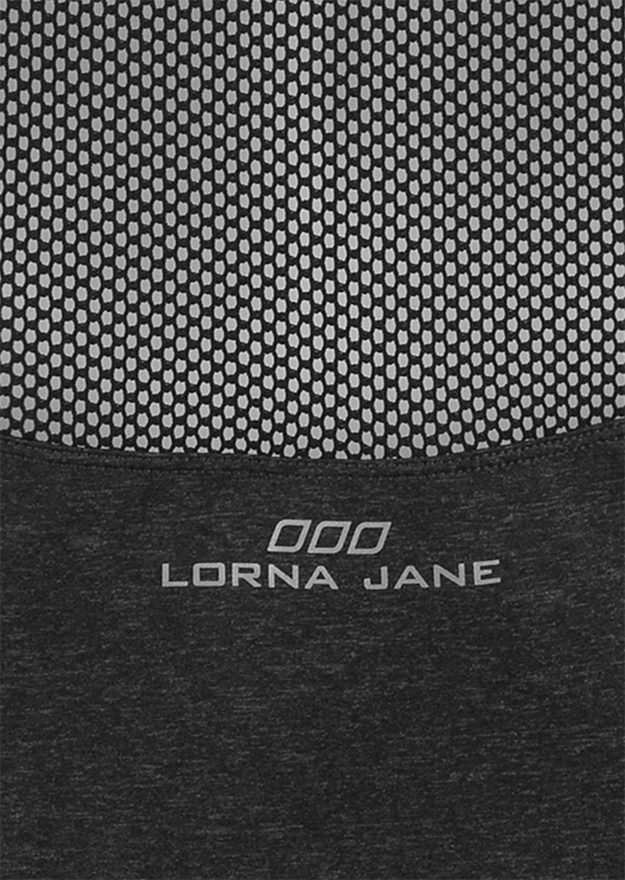 Lorna Jane Evolve S/Slv Excel T-Shirt - Black Marl